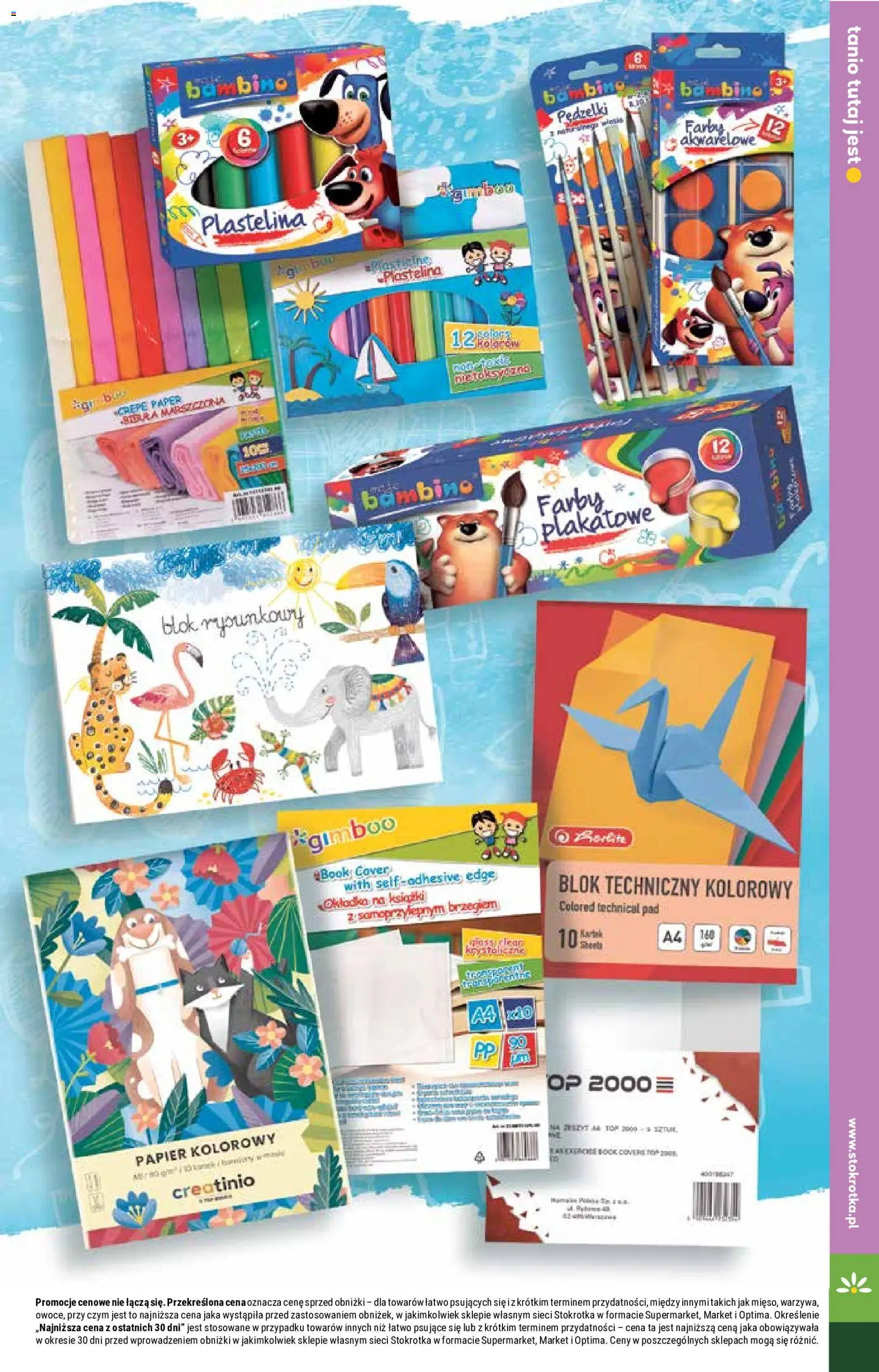 Stokrotka gazetka - Market od 27.08.2026 | Strona: 31 | Produkty: Stokrotka, Plastelina, Książki