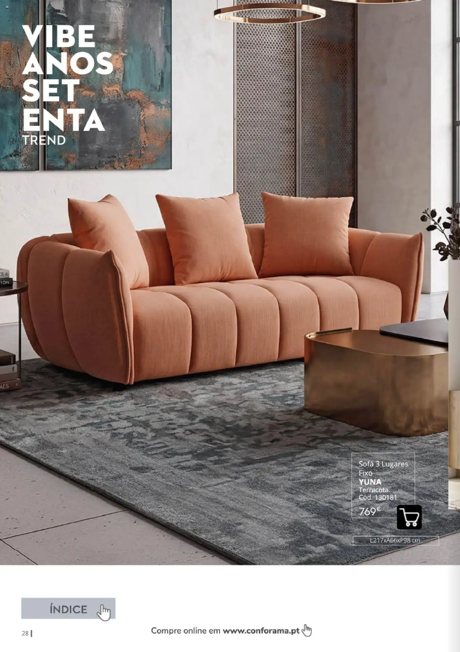 Conforama Outono Trend │ válido de 30/09/2026 | Página: 28 | Produtos: Sofá