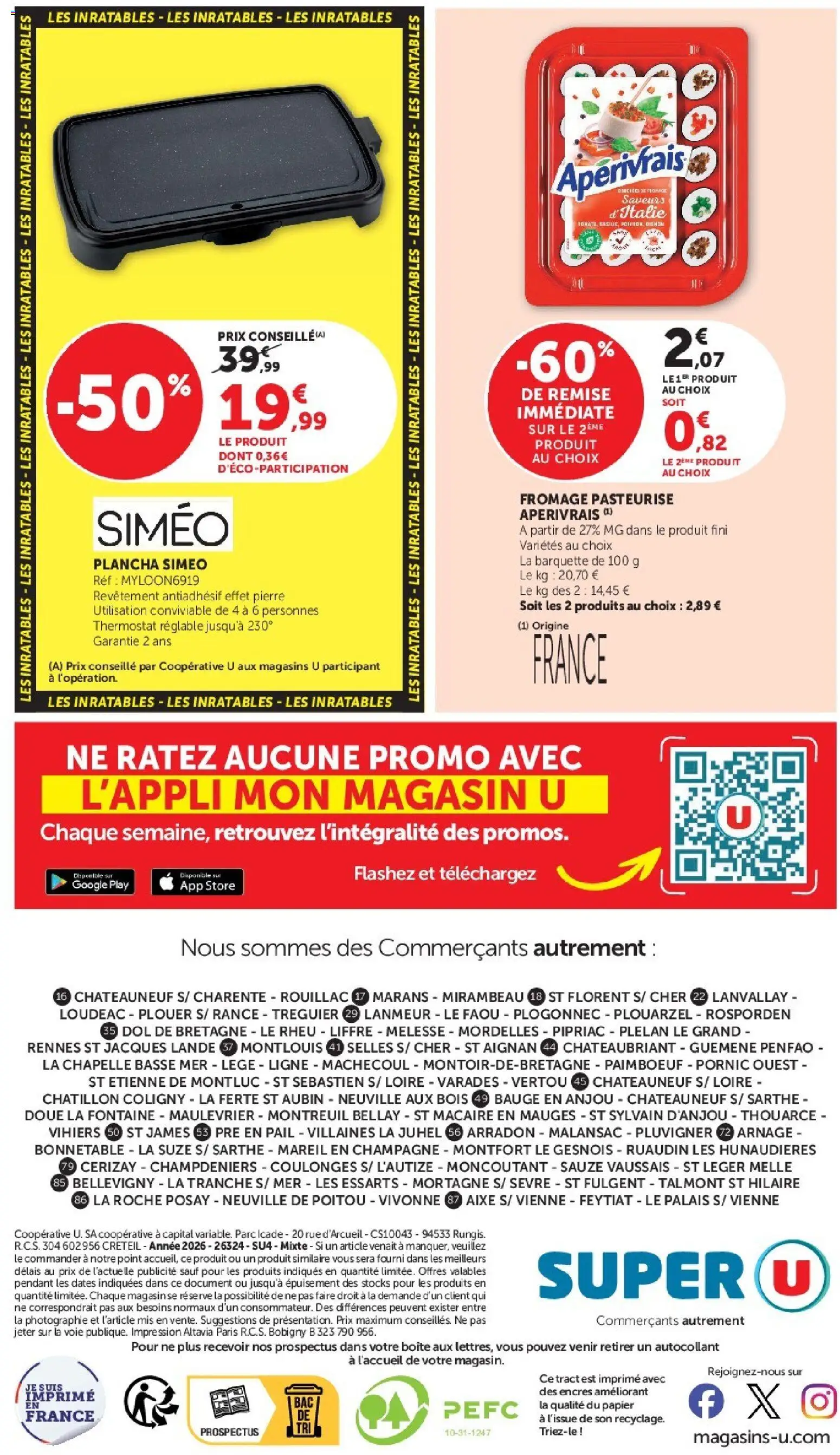 {H1} | Page: 40 | Produits: Plancha, Poivron, Champagne, Fromage