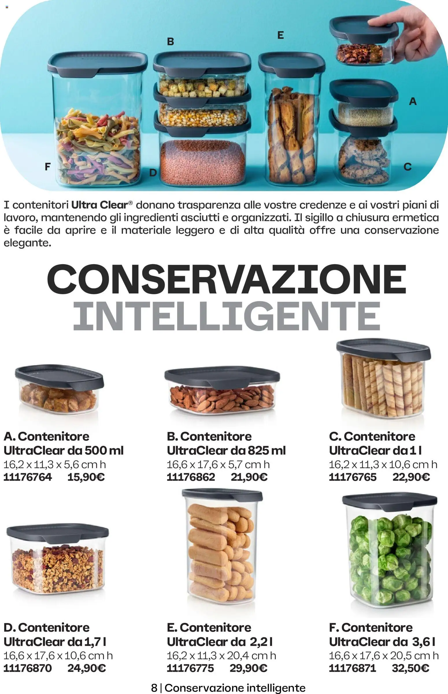 Volantino Tupperware del 01.05.2026 | Pagina: 8 | Prodotti: Contenitore