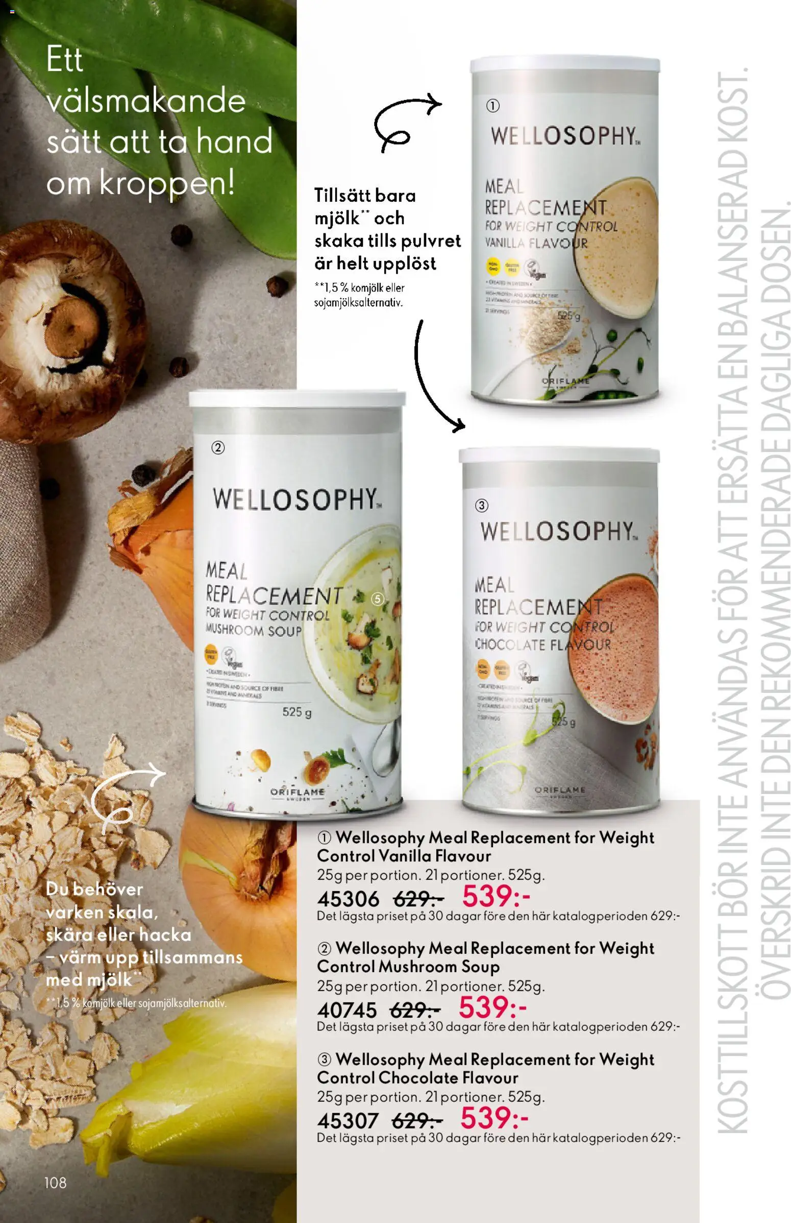 Oriflame reklamblad aktuell från 01.04.2026 | Sida: 108 | Produkter: Mjölk