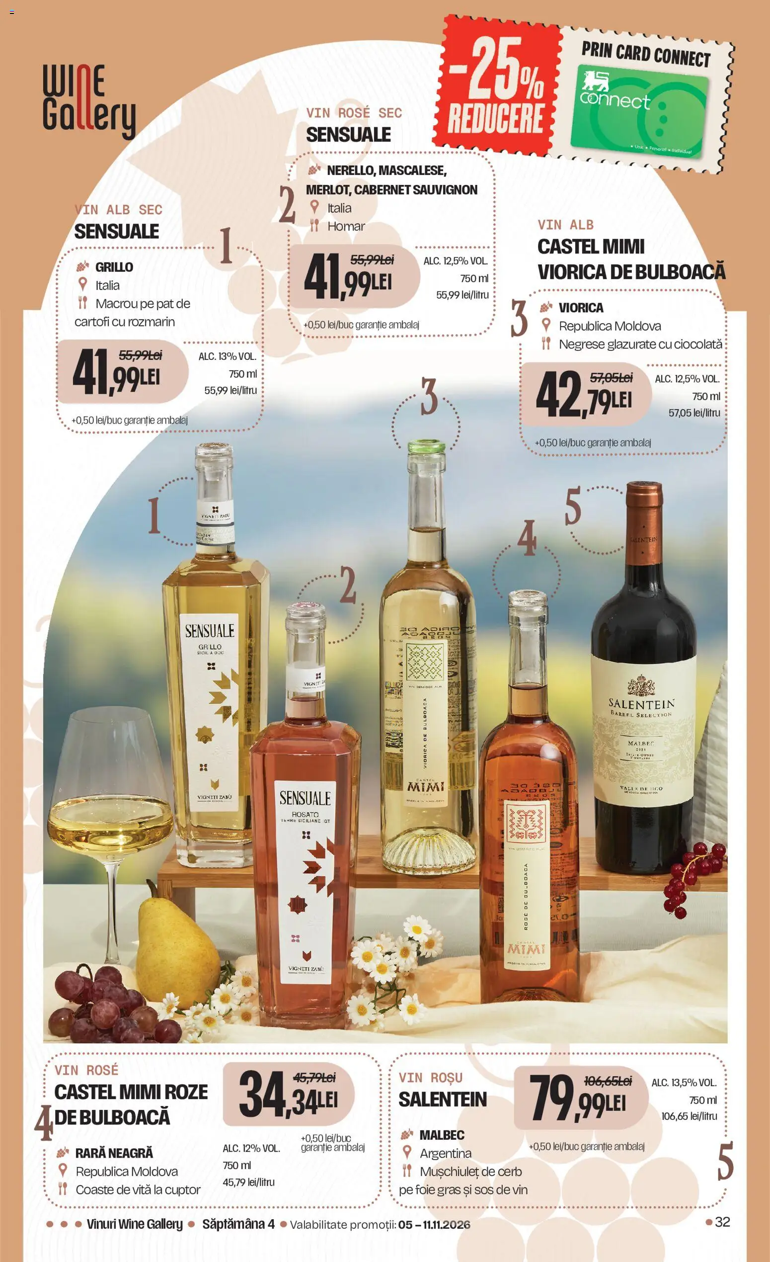 Noul catalog Mega Image – valabil de la 15.10.2026 | Pagină: 32 | Produse: Vită, Vin alb, Vin rose, Cartofi