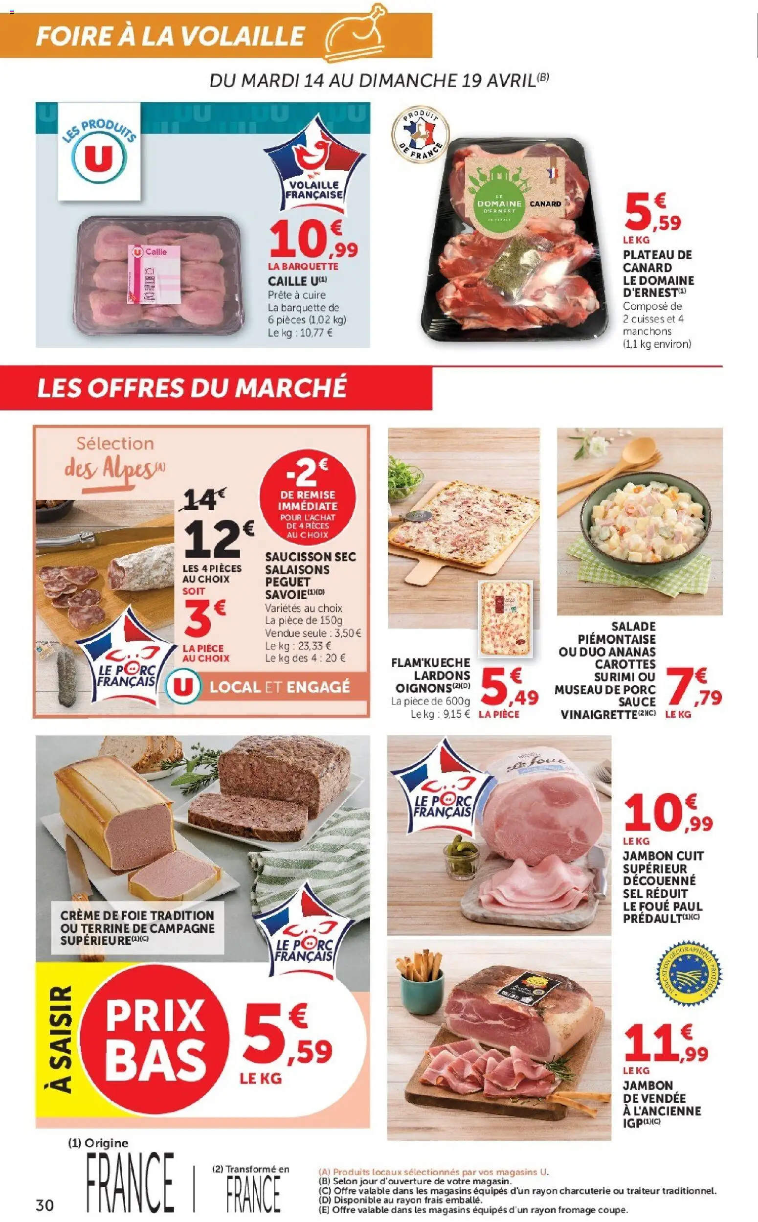 {H1} | Page: 30 | Produits: Lardons, Sel, Oignons, Ananas