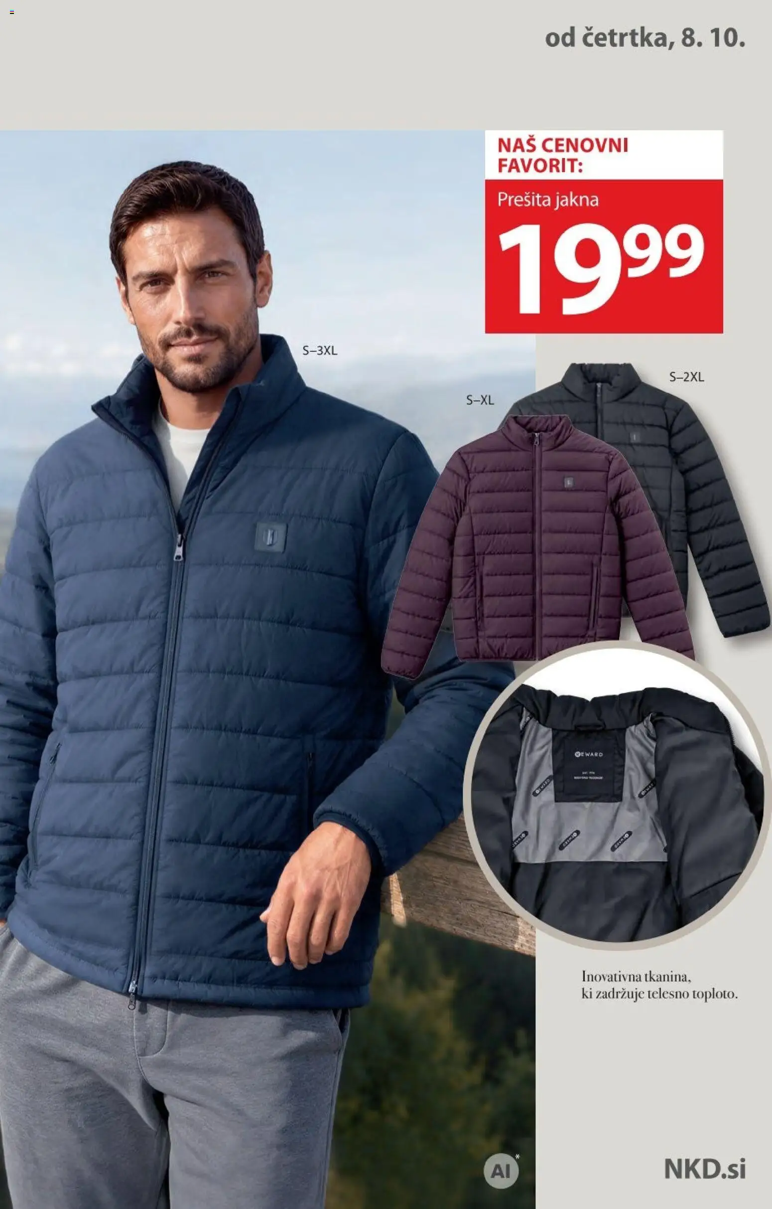 Novi NKD katalog ponudbe – veljaven od 08.10.2026 | Stran: 11 | Izdelki: Jakna