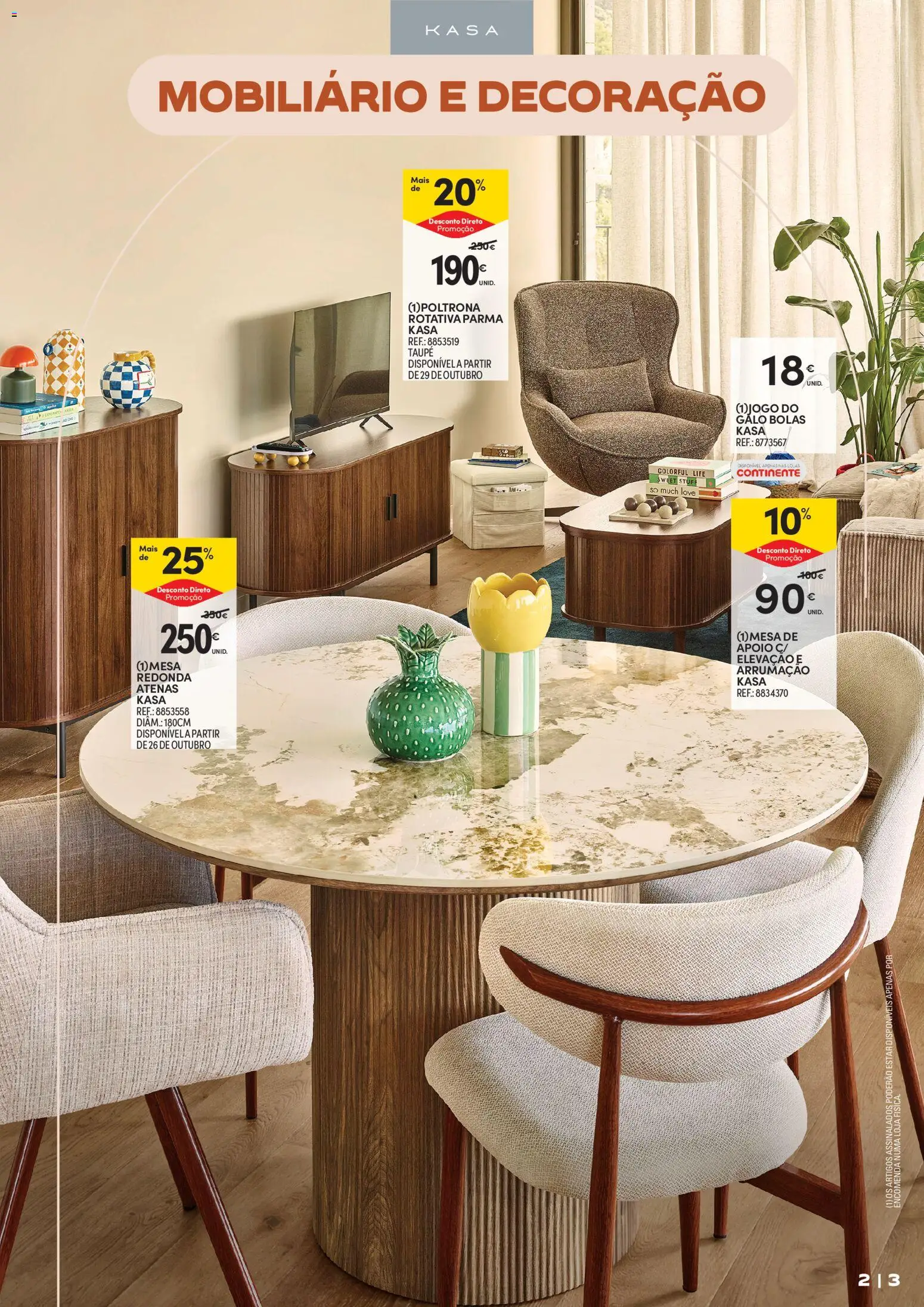 Continente Casa Outono Açores │ válido de 13/10/2026 | Página: 3 | Produtos: Decoração