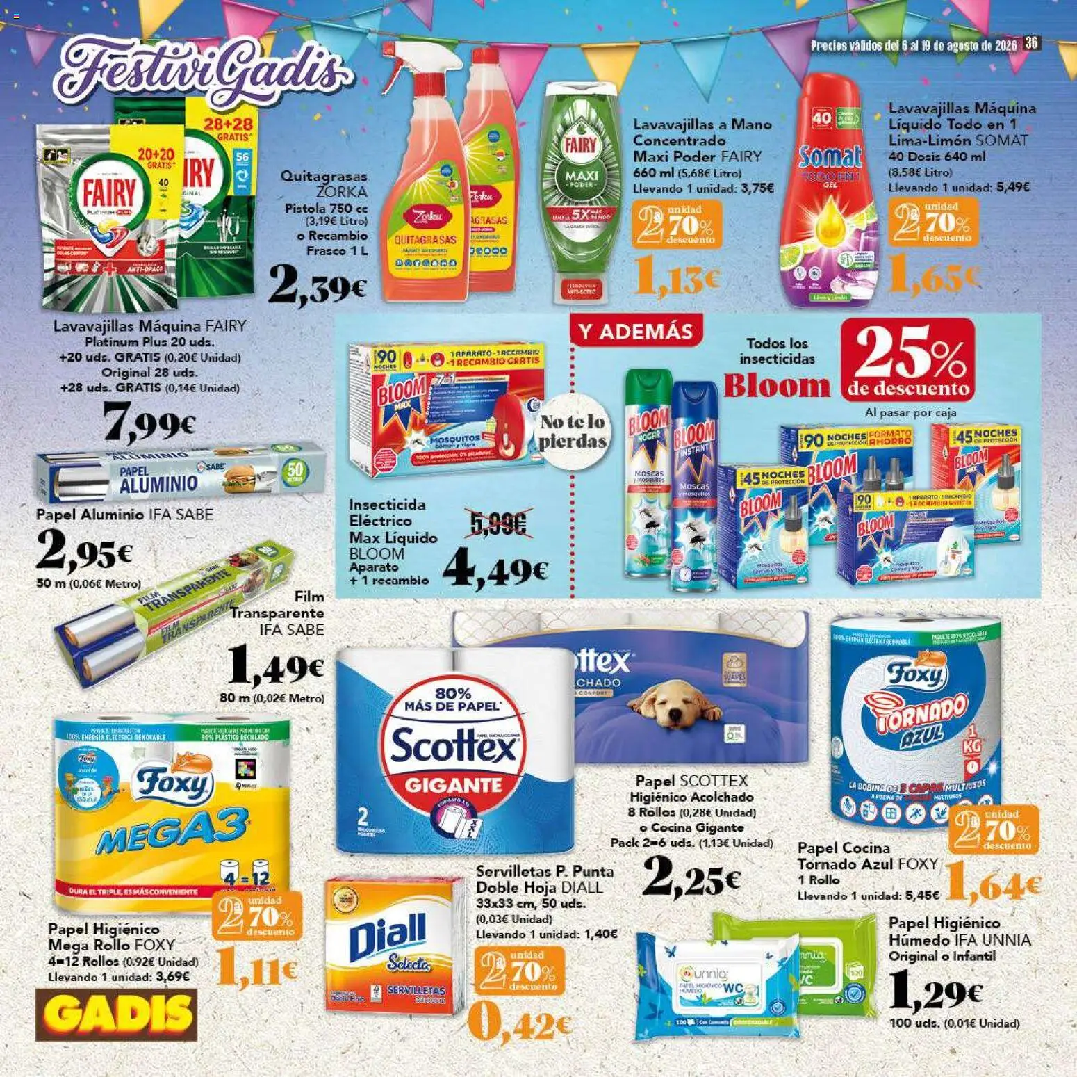 Gadis folleto │ válido desde el 06/08/2026 | Página: 36