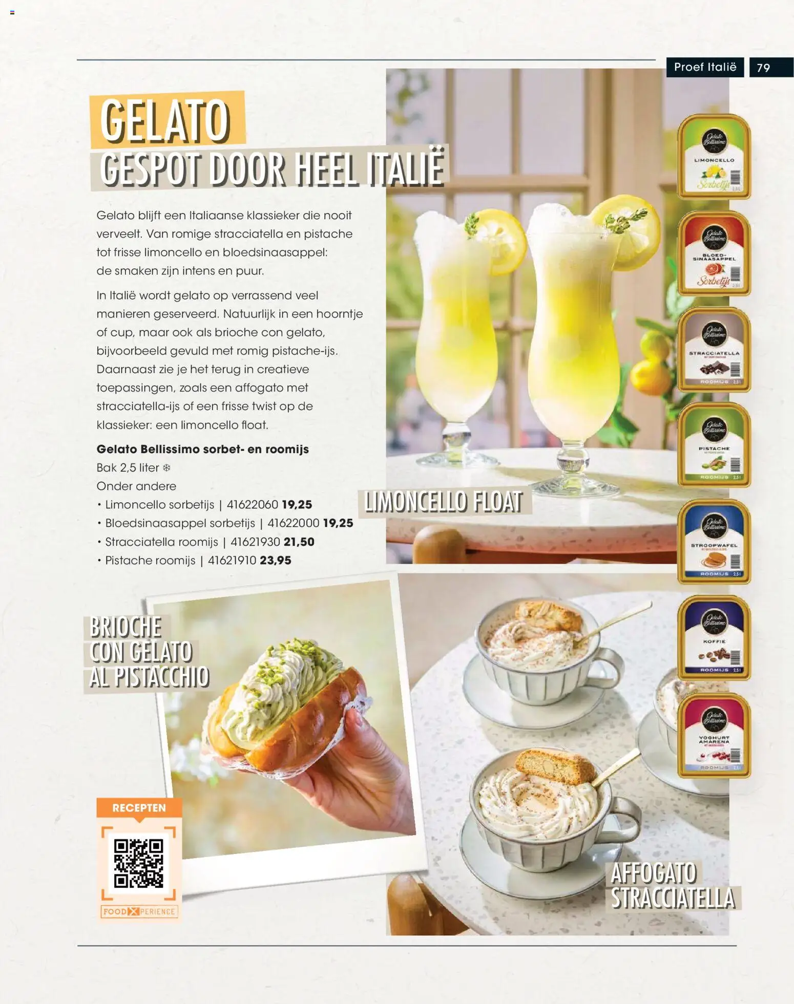 {H1} | Pagina: 79 | Producten: Yoghurt, Koffie, Gelato, Brioche