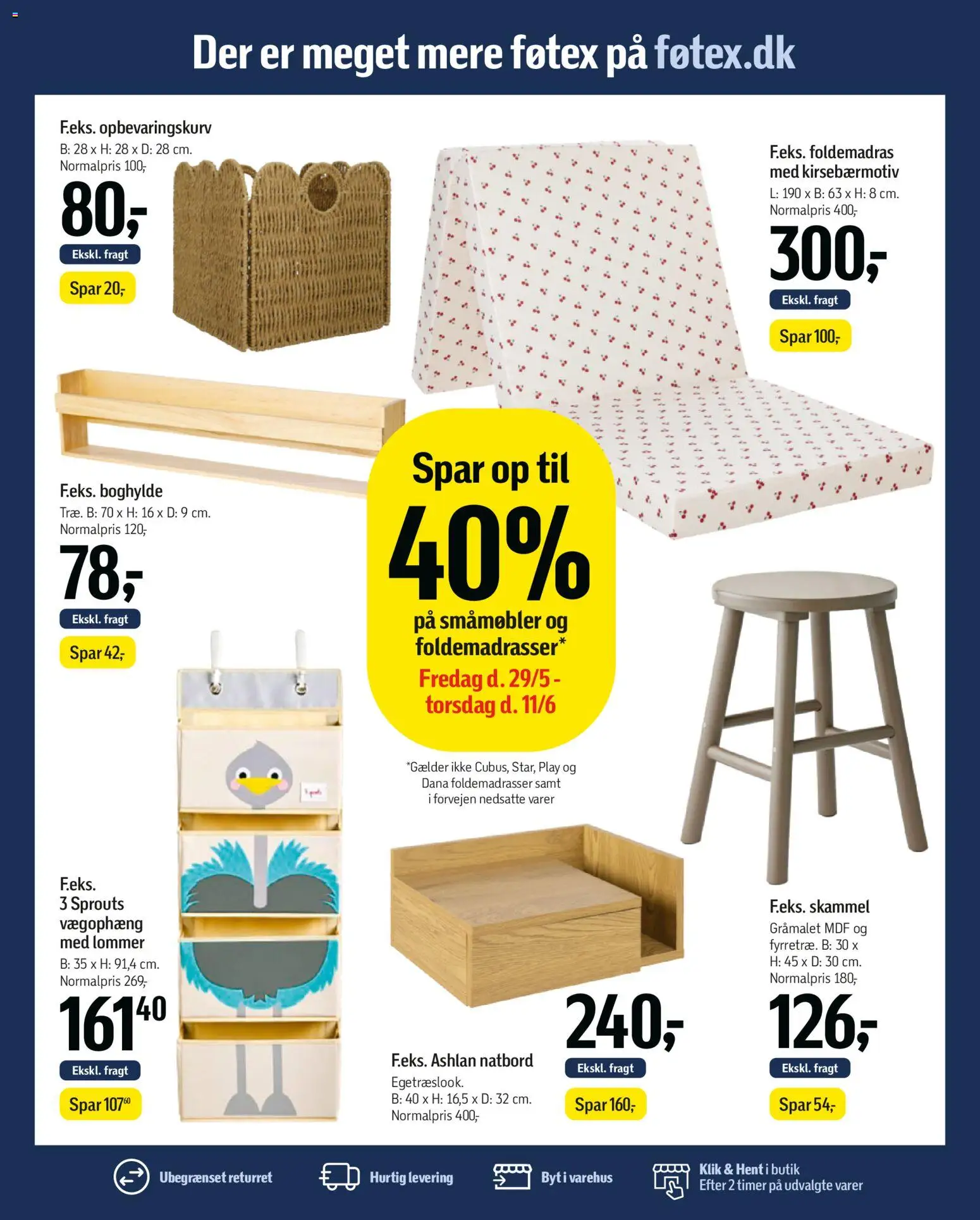 Føtex tilbudsavis – gyldig fra 29.05.2026 | Side: 86 | Produkter: Skammel