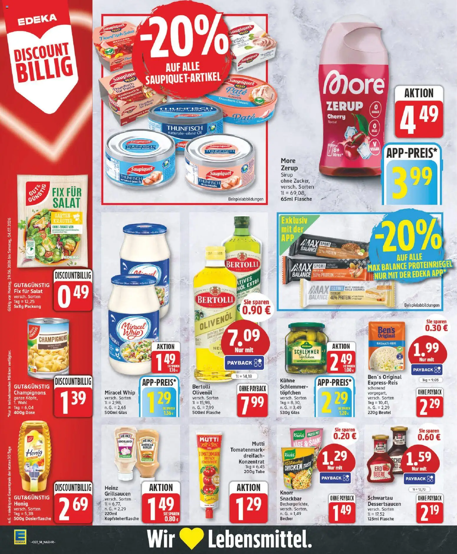 Elli Markt Prospekt Rietberg – gültig ab 29.06.2026 | Seite: 14 | Produkte: Basmatireis, Burger, Knoblauch, Salat