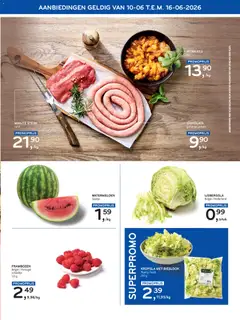 Alvo folder - Voorbeeld van een folder van Alvo, geldig van 03.06.2026 | Pagina: 5 | Producten: Steak, Sós kalács, Watermeloen, Frambozen