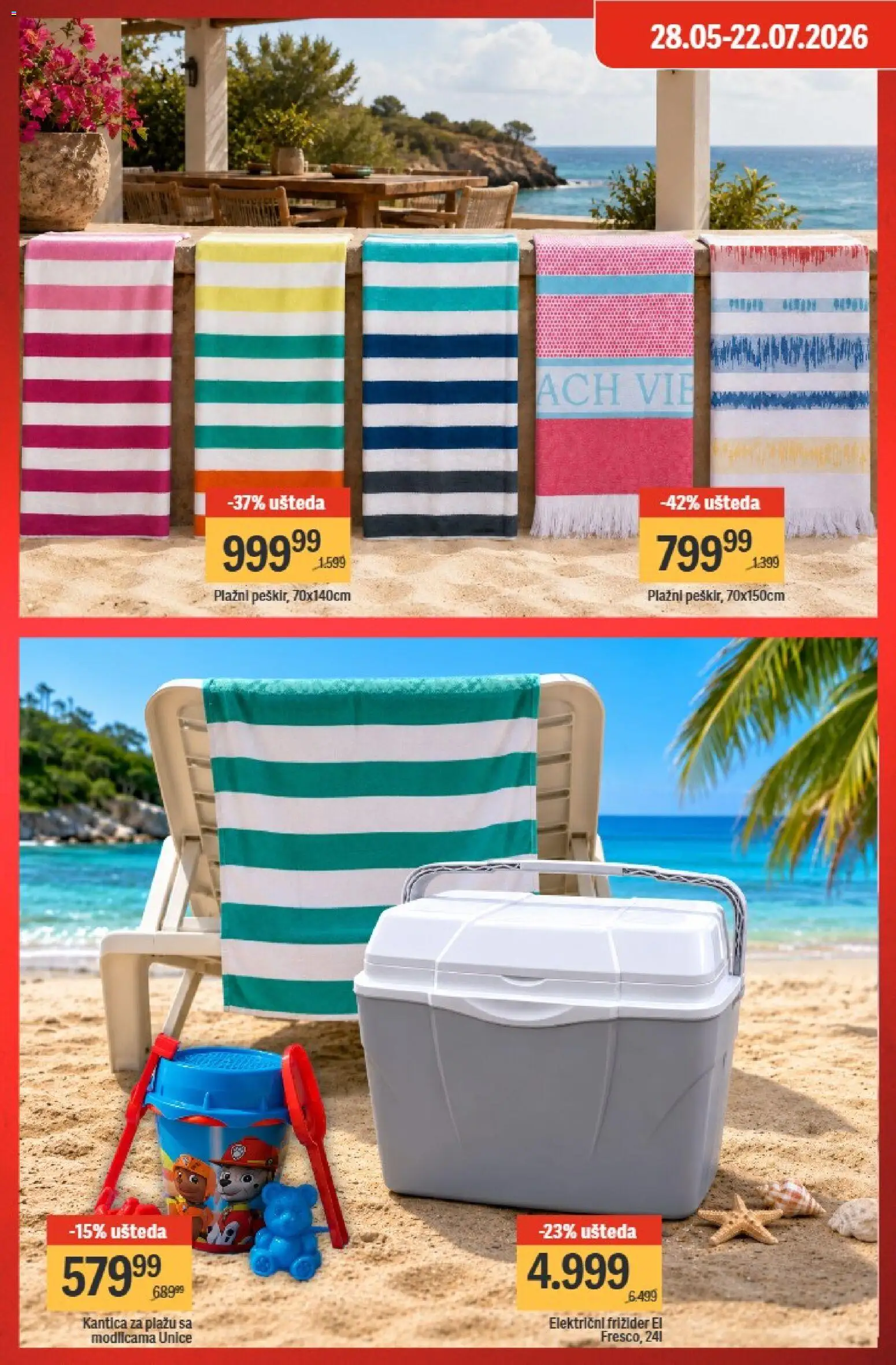 Mega Maxi katalog - važi od 18.06.2026 | Strana: 20 | Proizvode: Peškir, Frižider