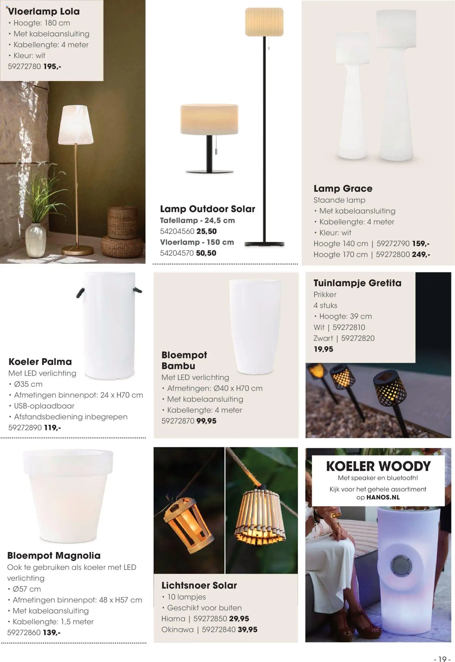 {H1} | Pagina: 19 | Producten: Speaker, Koeler, Lamp, Verlichting