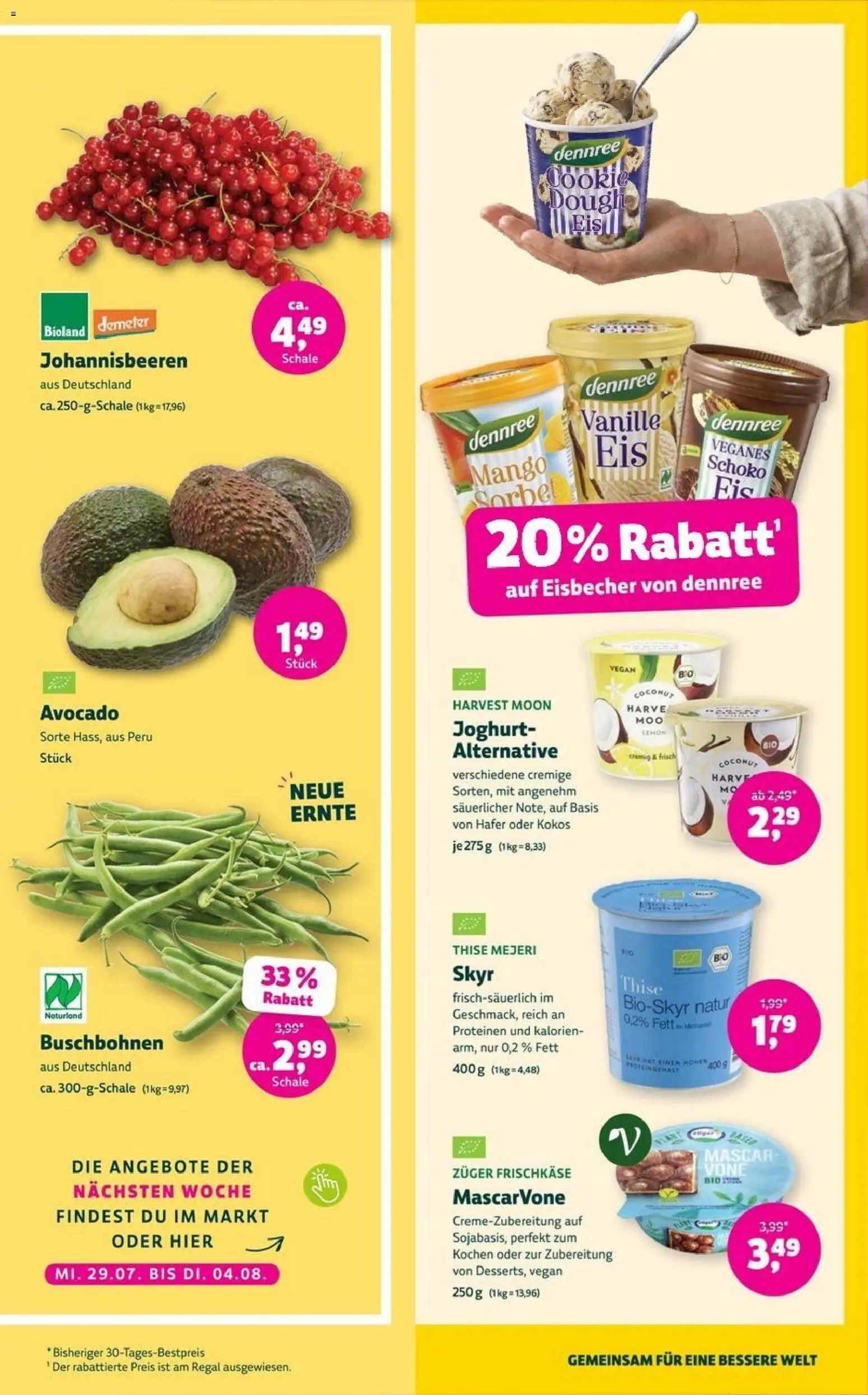 Denns BioMarkt Angebote – gültig ab 15.07.2026 | Seite: 3 | Produkte: Joghurt, Regal, Vanille, Mango