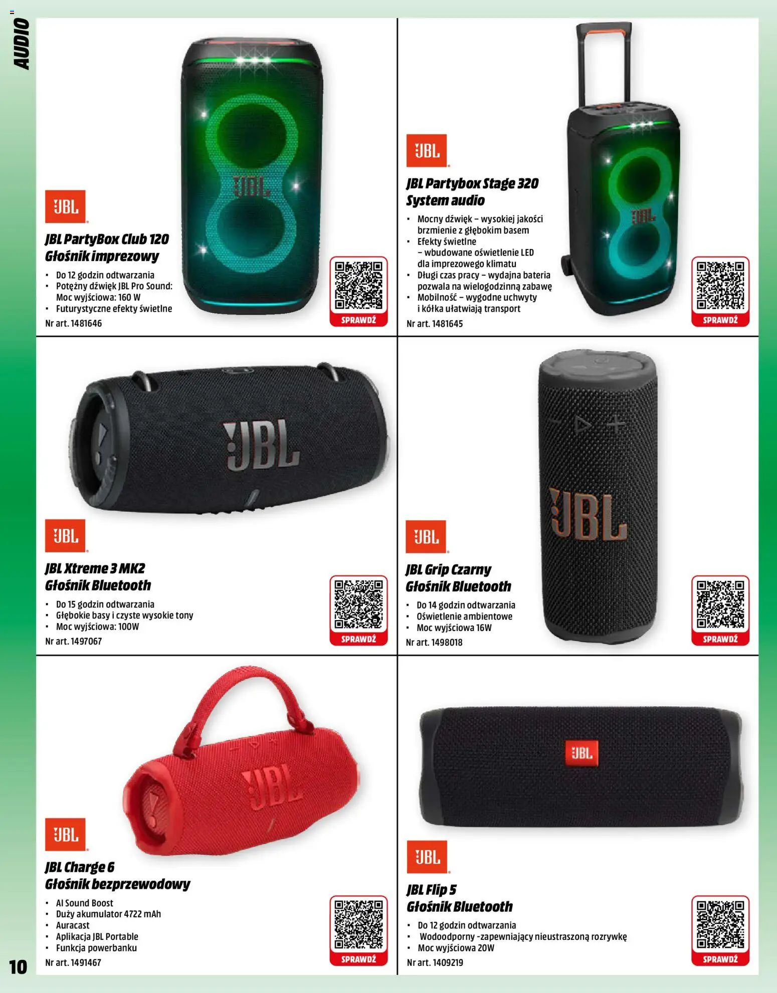 Media Markt promocje od 11.05.2026 | Strona: 10 | Produkty: Głośnik bezprzewodowy, Audio, Głośnik, Głośnik bluetooth