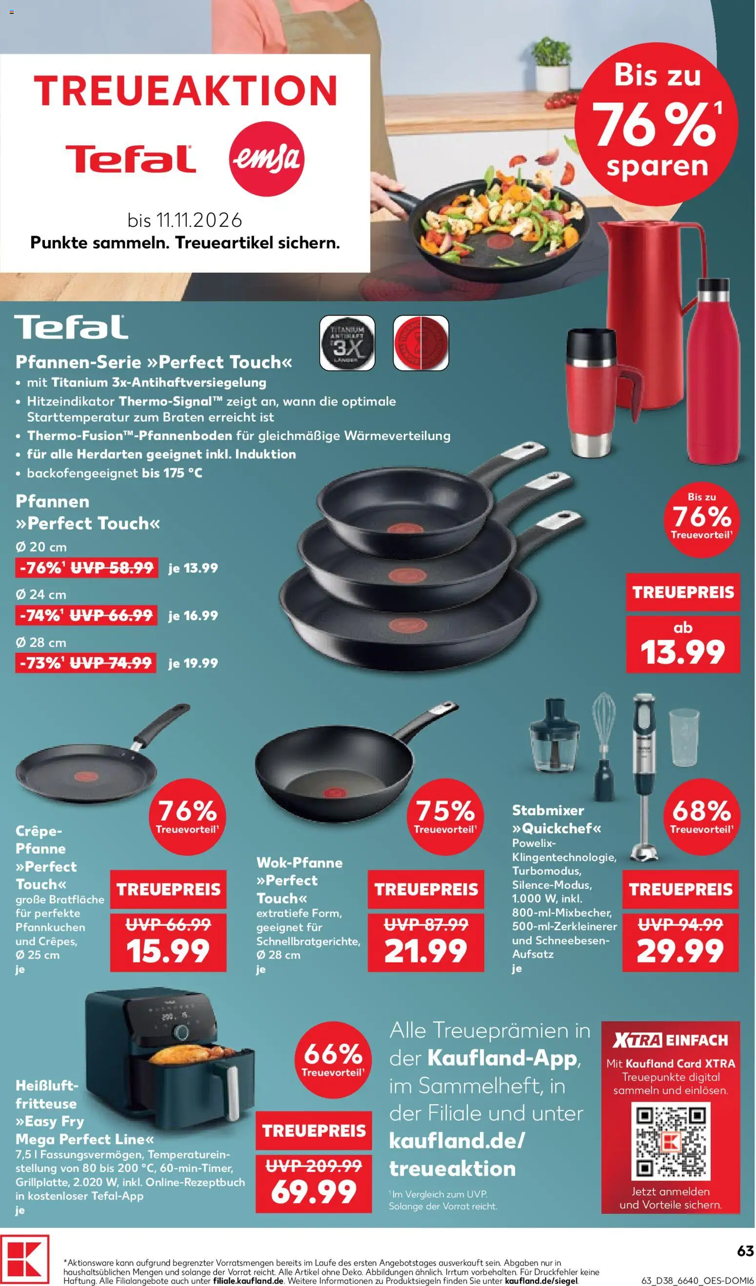 Kaufland Německo leták od 17.09.2026 | Strana: 63 | Produkty: Tefal