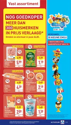 SUN SNACKS® Onion rings, ringvormige snack met de smaak van ui (9.52/kg) - Voorbeeld van een folder van Aldi, geldig van 14/09/2026 | Pagina: 29