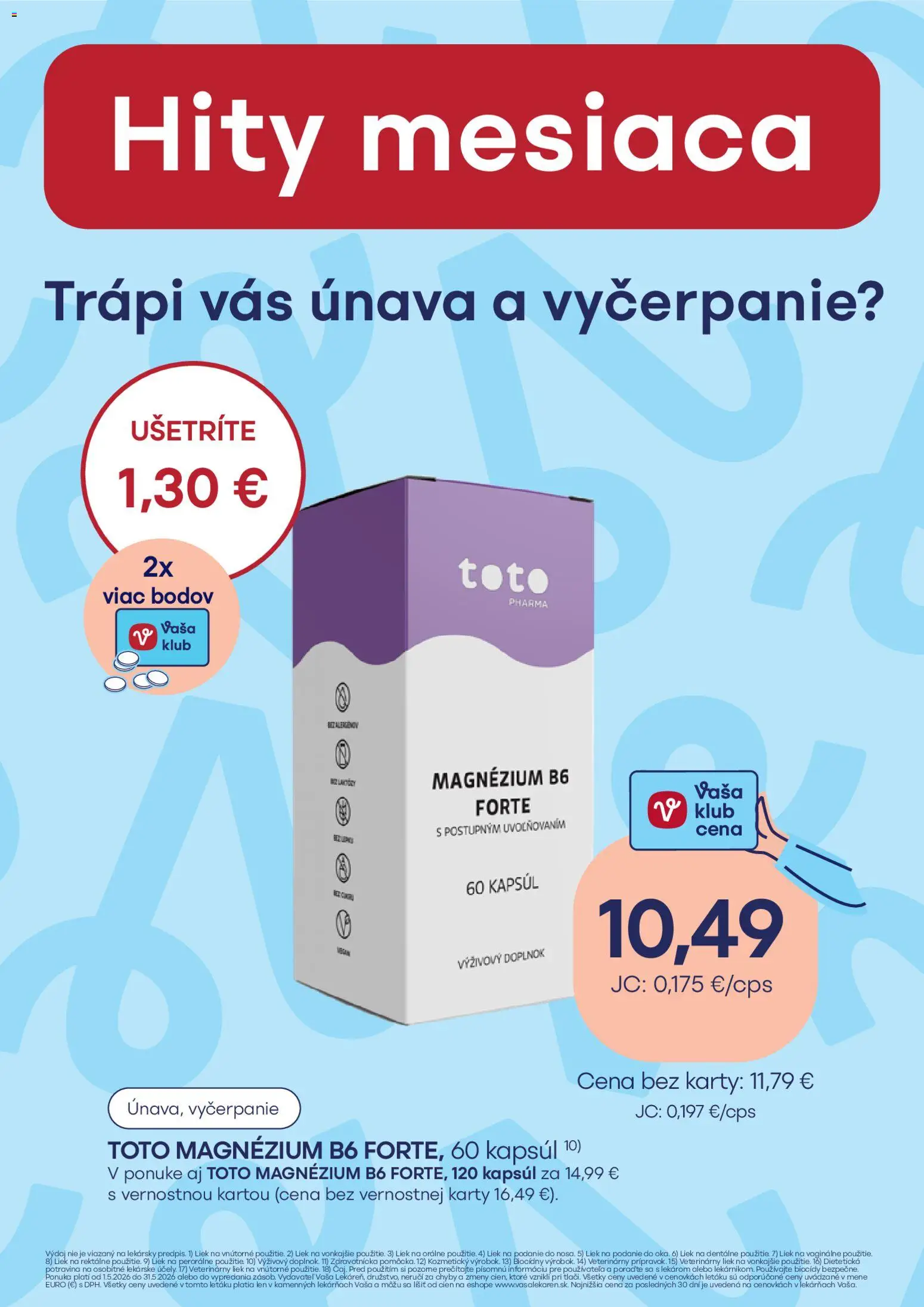 Nové Vaša lekáreň akcie – leták je platný od 01.05.2026 | Strana: 18