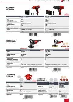 Anteprima del volantino Einhell volantino Elettroutensili  valido a partire dal 17/03/2026 | Pagina: 175 | Prodotti: Avvitatore, Cuffie, Cavo, Valigetta