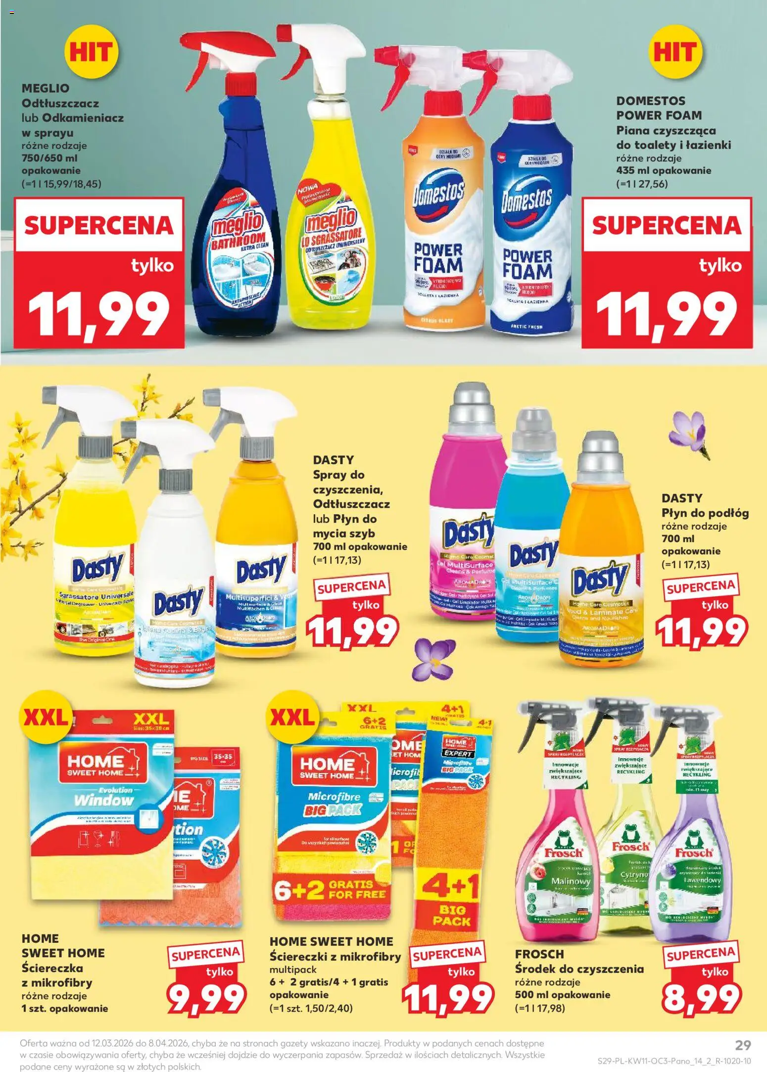 Kaufland Polsko leták - Dom gotowy na Wielkanoc od 12.03.2026 | Strana: 29 | Produkty: Domestos