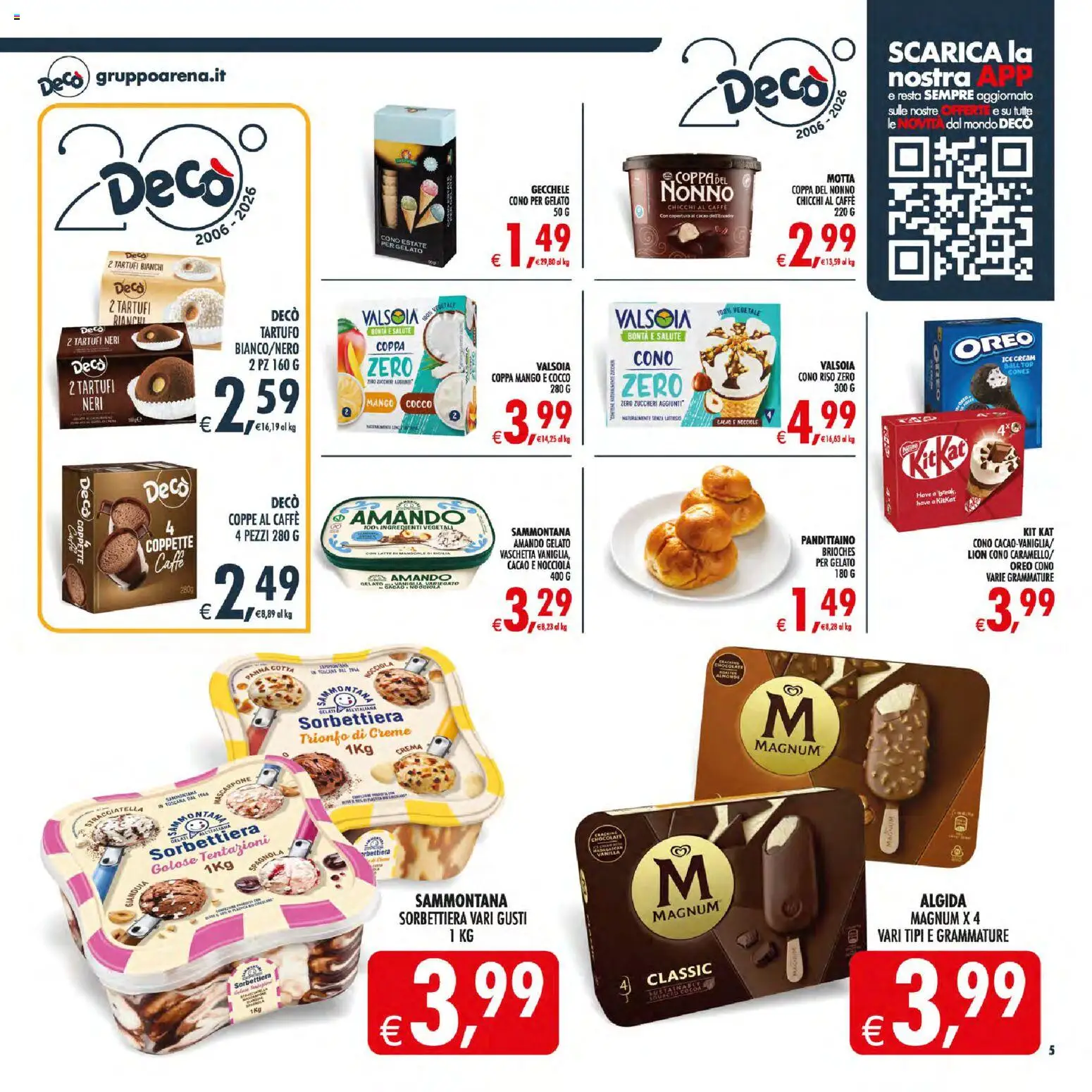 Volantino Decò del 30/06/2026 | Pagina: 6 | Prodotti: Crema, Panna, Mandorle, Stracciatella