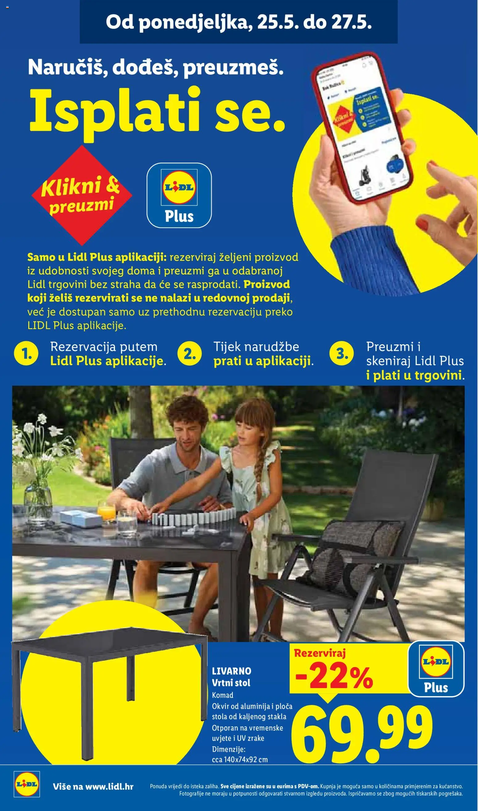 Lidl katalog | vrijedi od 25.05.2026 | Stranica: 34 | Proizvodi: Stol