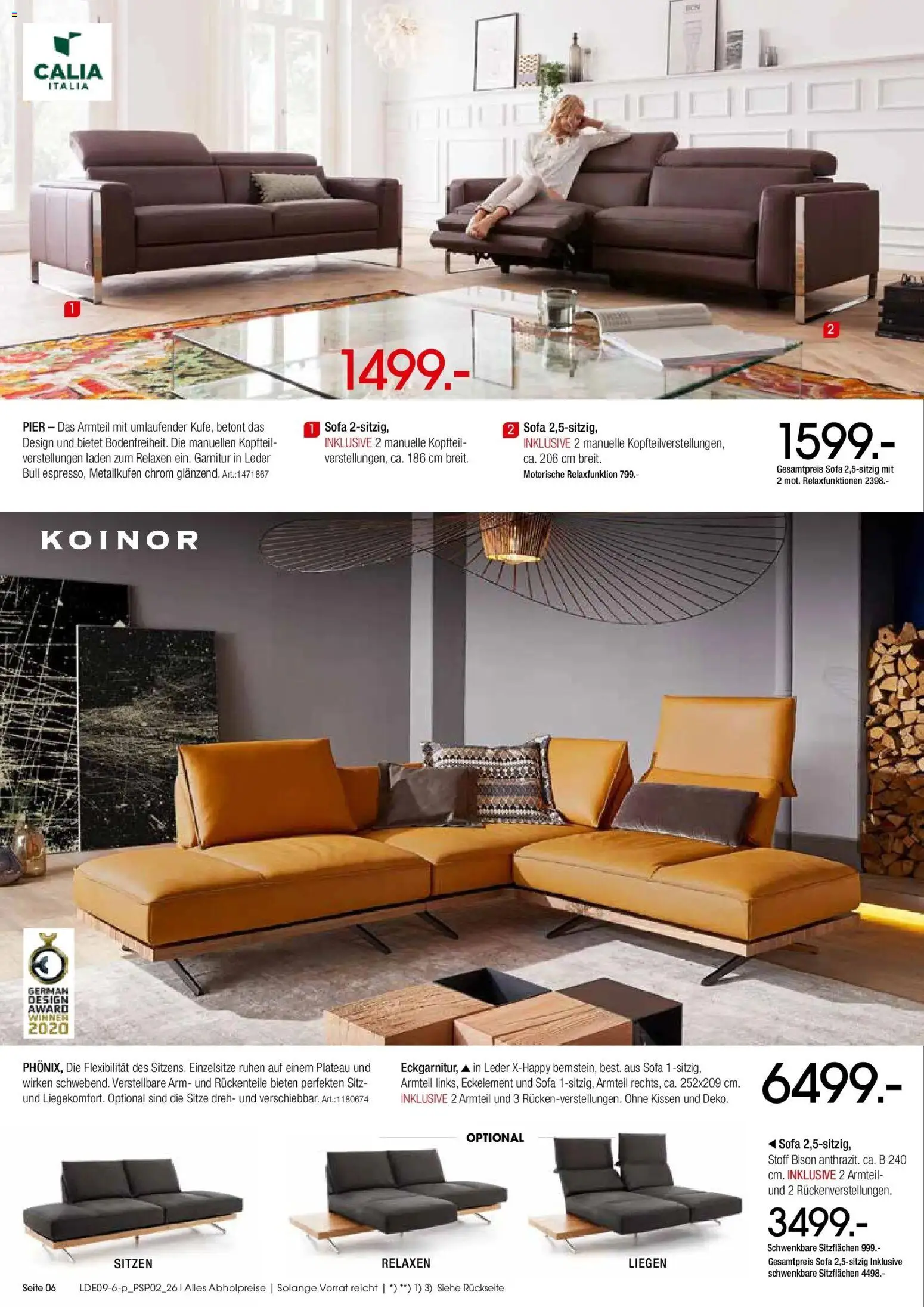 Zurbrüggen - Zurbrüggen: Polstermöbel Spezial (ab 19.09.2026) zum Blättern | Seite: 6 | Produkte: Kissen, Sofa