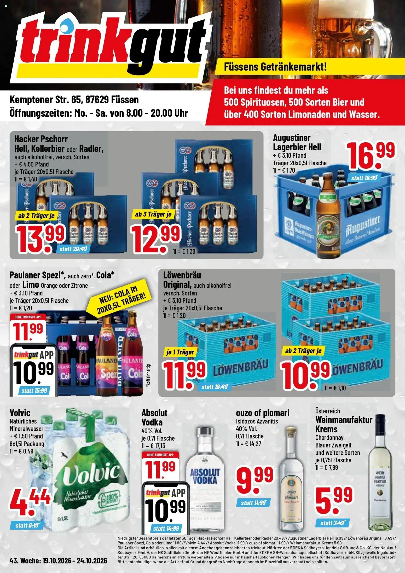 Trinkgut - trinkgut: Wochenangebote (ab 19.10.2026) » Angebote online | Seite: 1