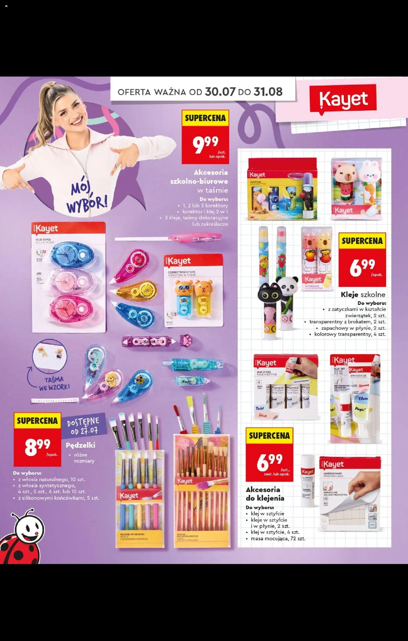 Biedronka gazetka - Do mojej szkoły idę od 20.07.2026 | Strona: 18 | Produkty: Korektor