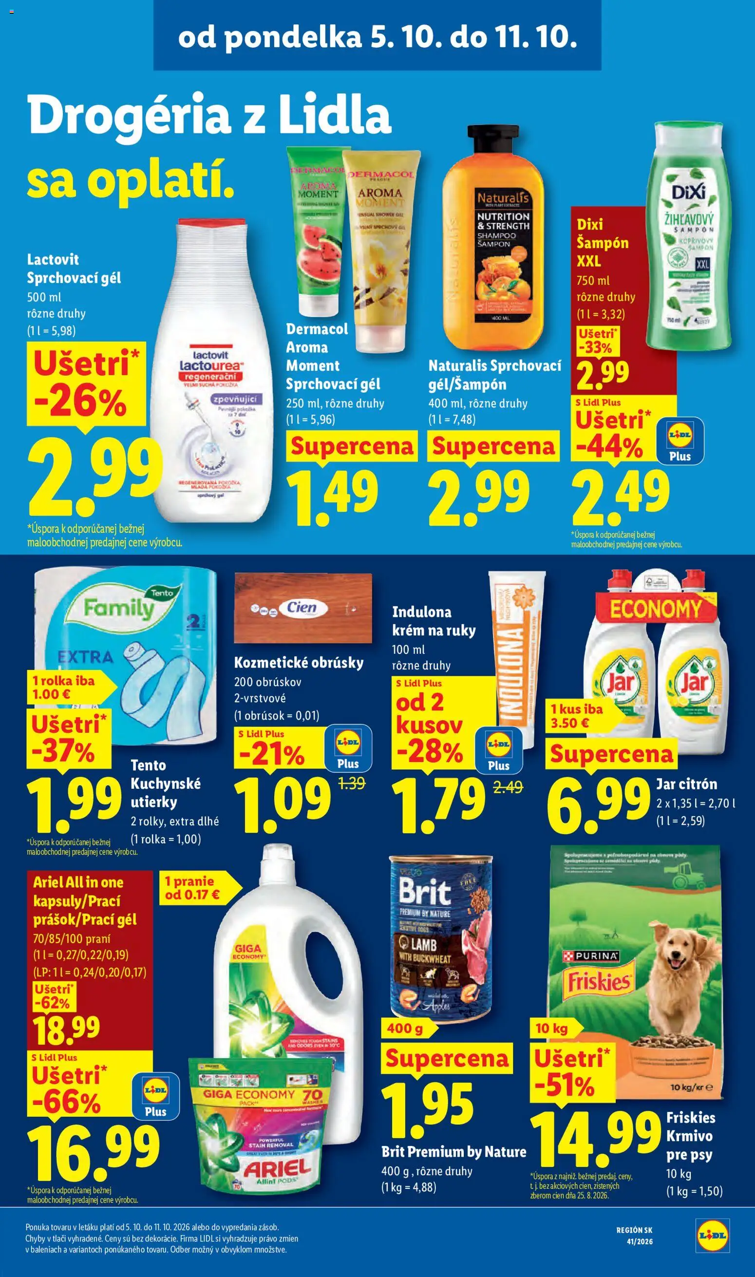 Nové Lidl akcie – leták je platný od 05.10.2026 | Strana: 42