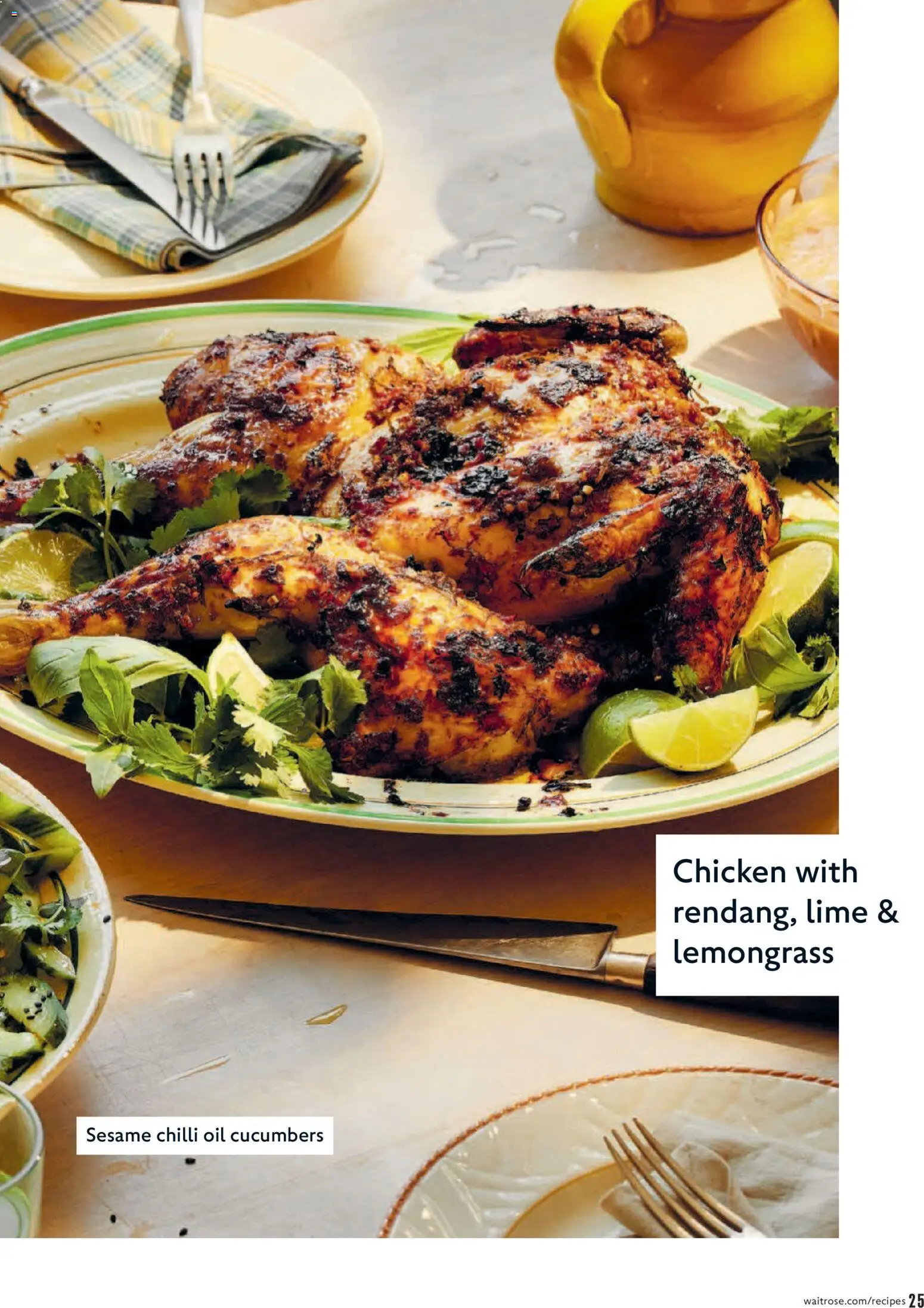 {H1} | Page: 25 | Products: Chicken, Chilli, Sesame, Cucumbers