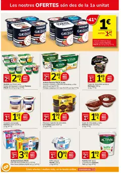 Vista previa Consum folleto válido desde el 23.04.2026 | Página: 4 | Productos: Mousse, Yogur, Μαγειρική εστία, Ρούτερ