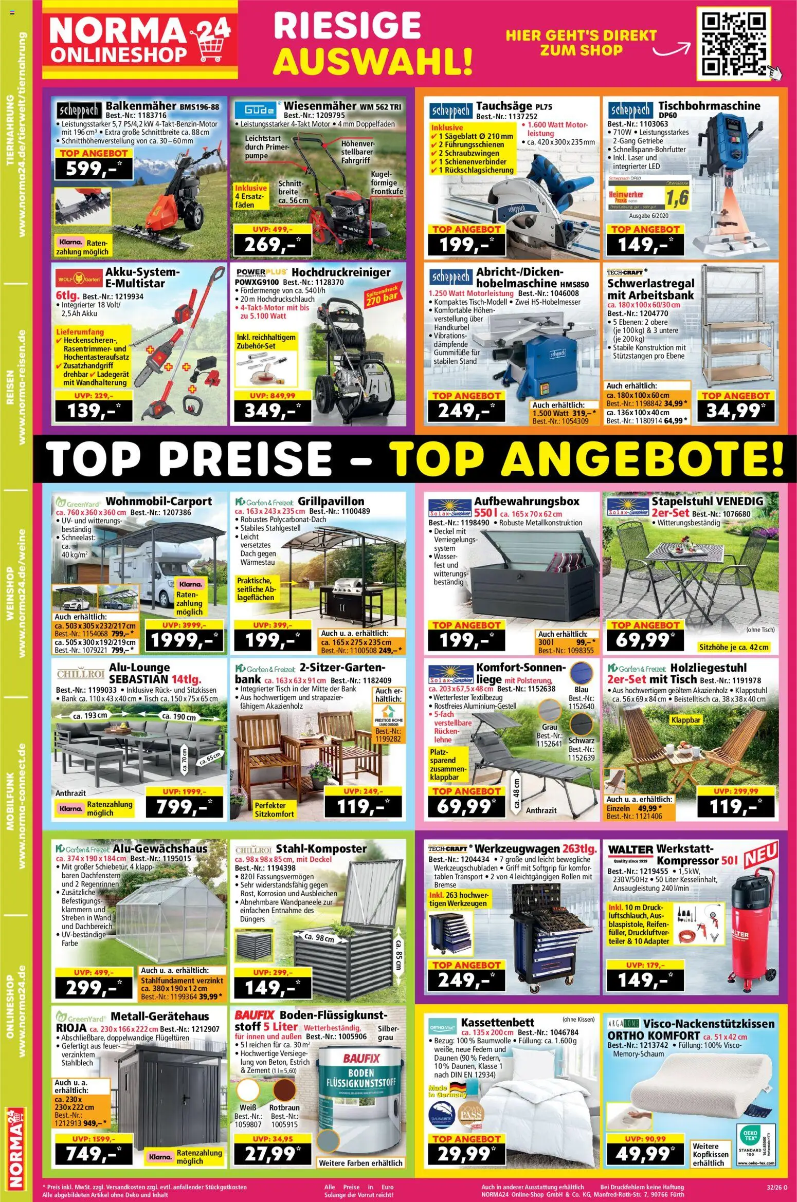 Norma Onlineshop – gültig ab 03.08.2026 | Seite: 2 | Produkte: Adapter, Wasser, Hochdruckreiniger, Ladegerät