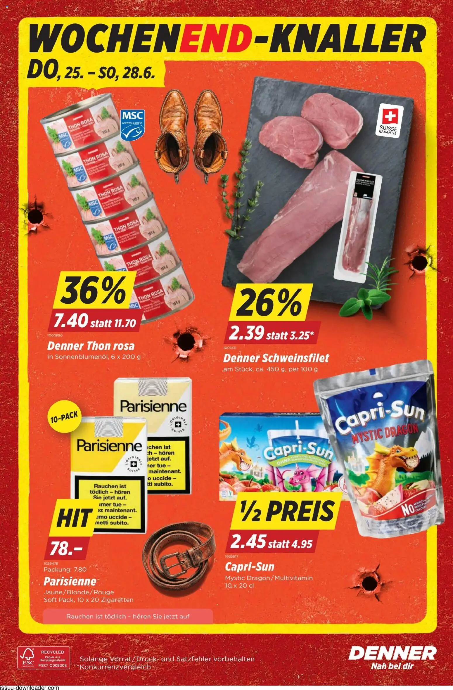 Denner aktionen – gültig ab 25.06.2026 | Seite: 24 | Produkte: Rouge