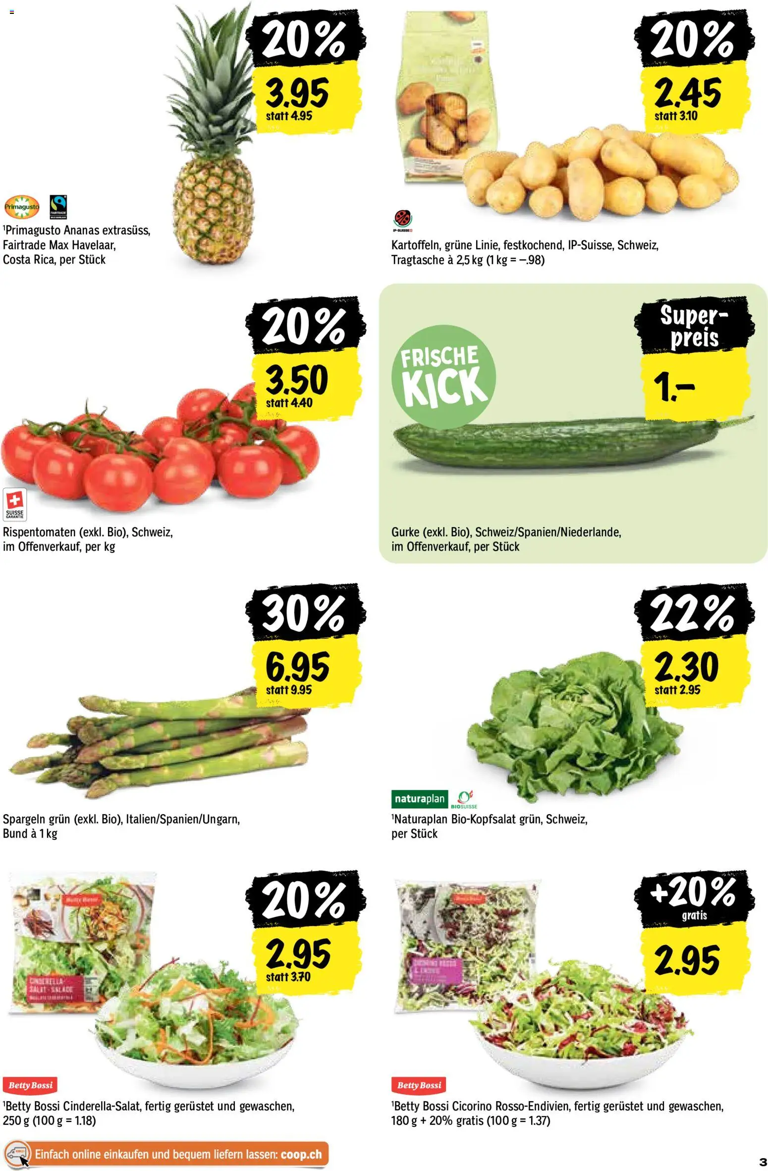 Coop aktionen – gültig ab 04.06.2026 | Seite: 3 | Produkte: Ananas