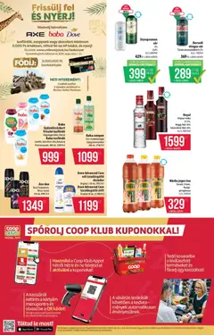 COOP - Szuper Plus / Alföld Pro-Coop Zrt. - amely érvényes a következő dátumtól: 2026.08.06. | Oldal: 14 | Termékek: Ice tea, Tusfürdő, Dezodor, Likőr