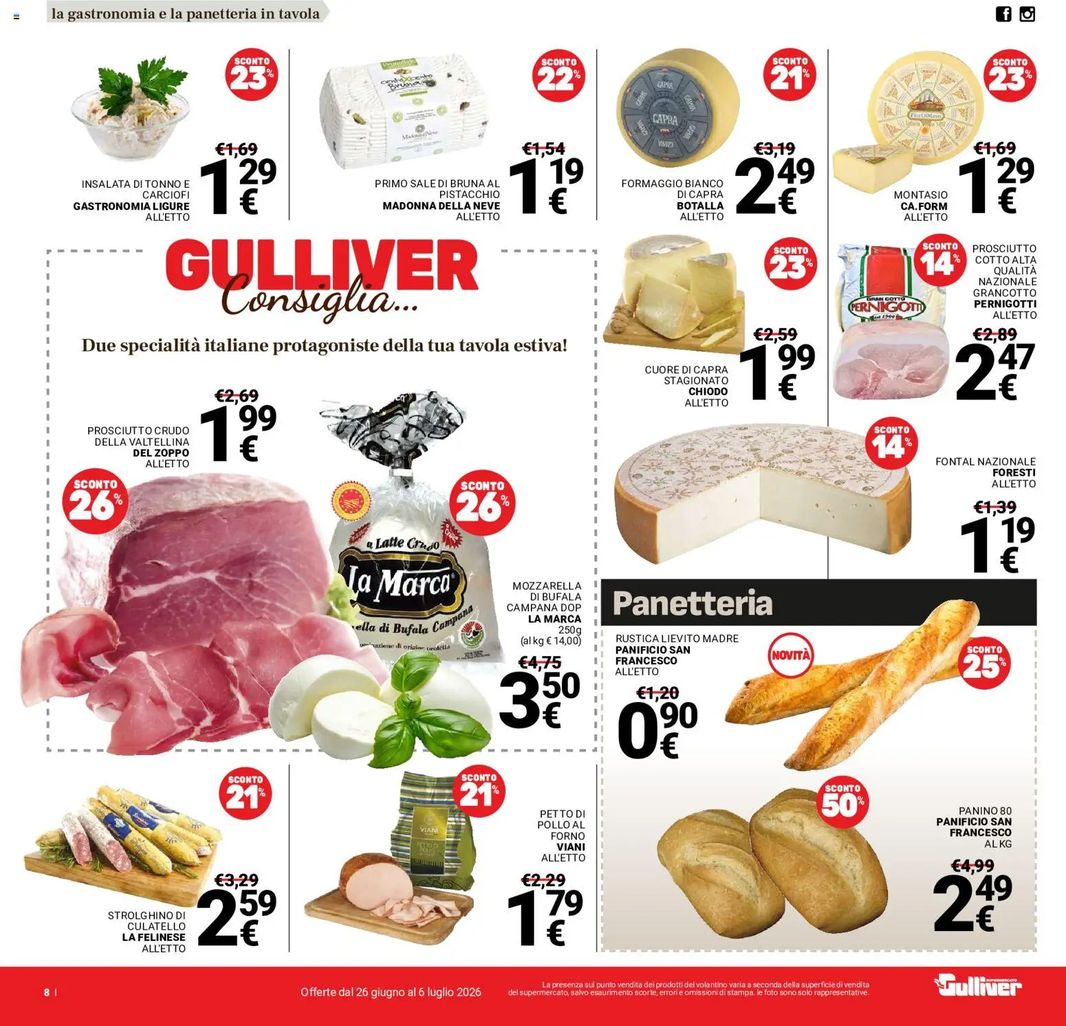 Volantino Gulliver del 26/06/2026 | Pagina: 8