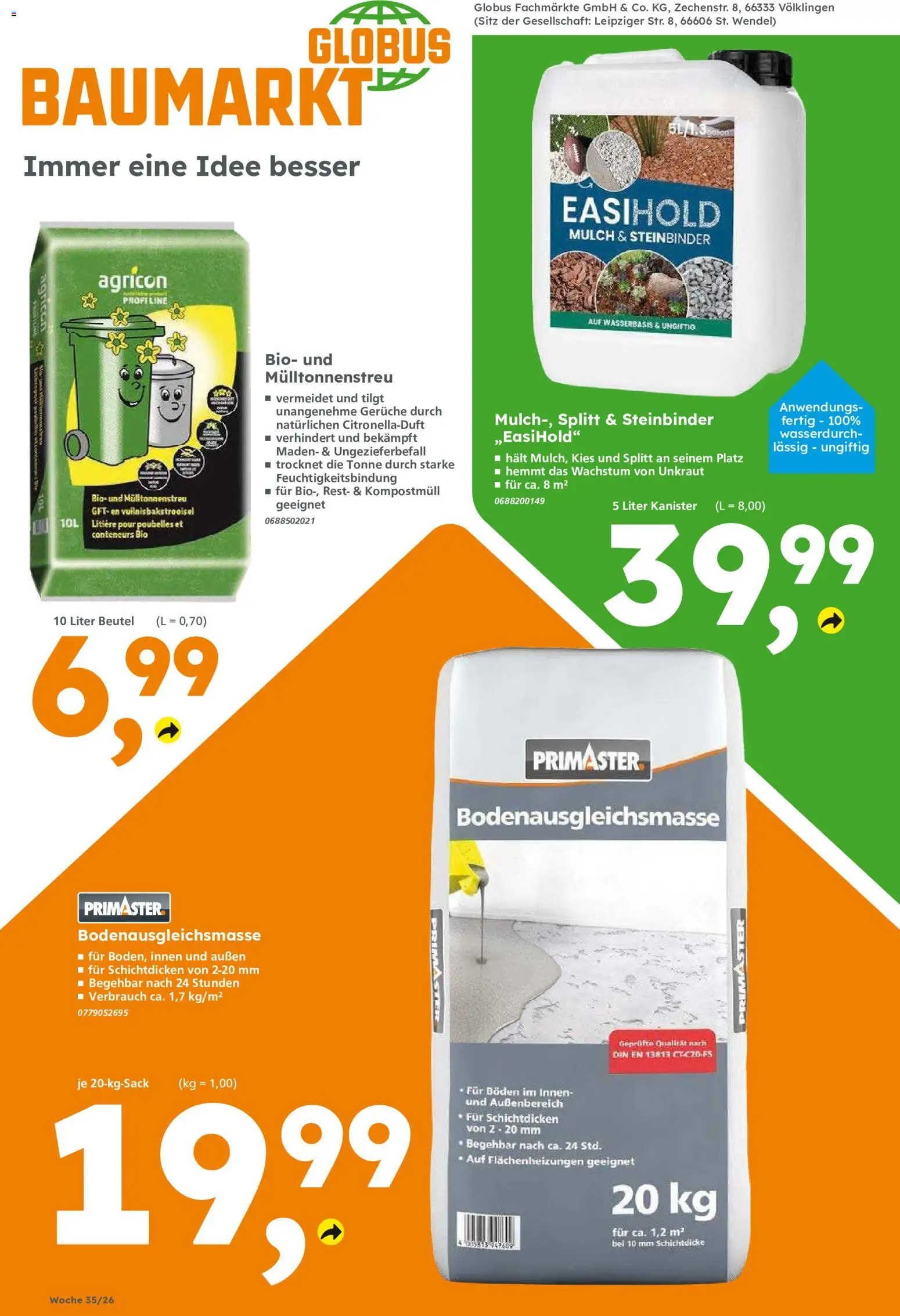 Globus Baumarkt Prospekt Saarbrücken – gültig ab 24.08.2026 | Seite: 13