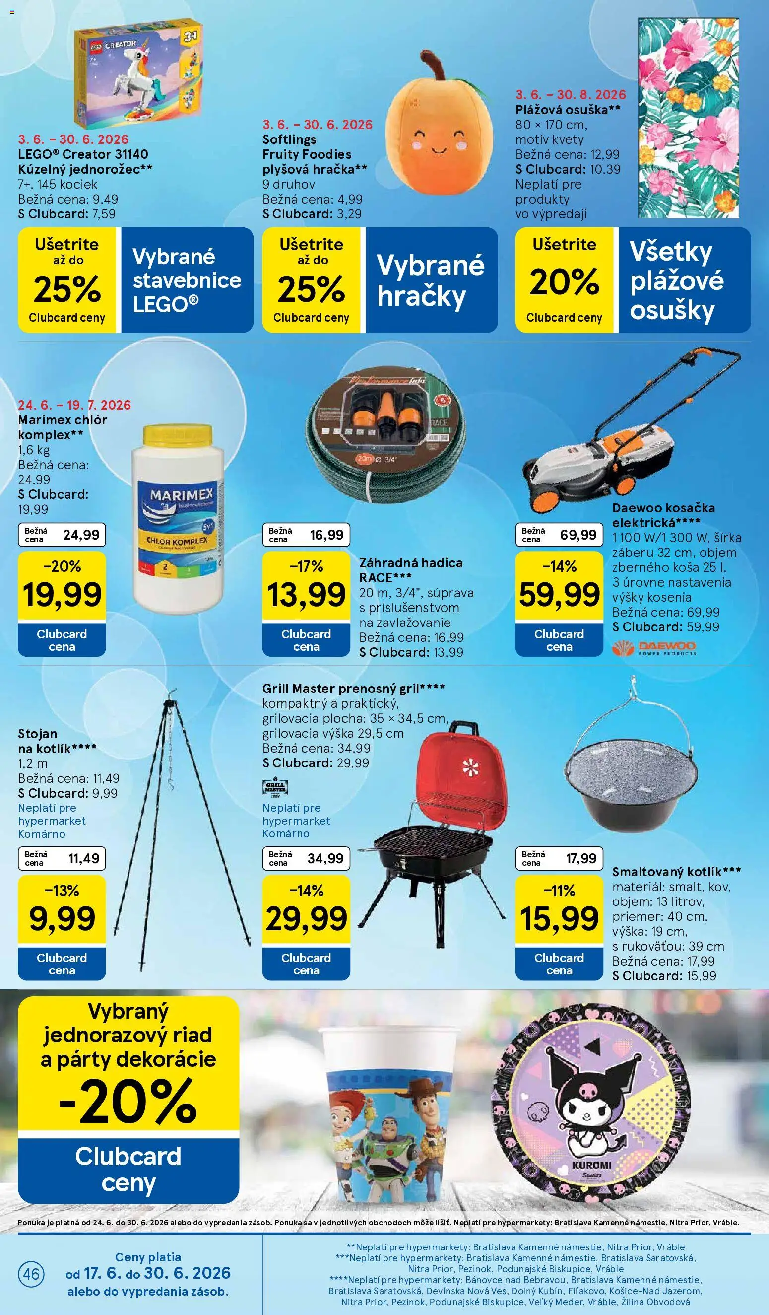 Nové Tesco akcie – leták je platný od 24.06.2026 | Strana: 46