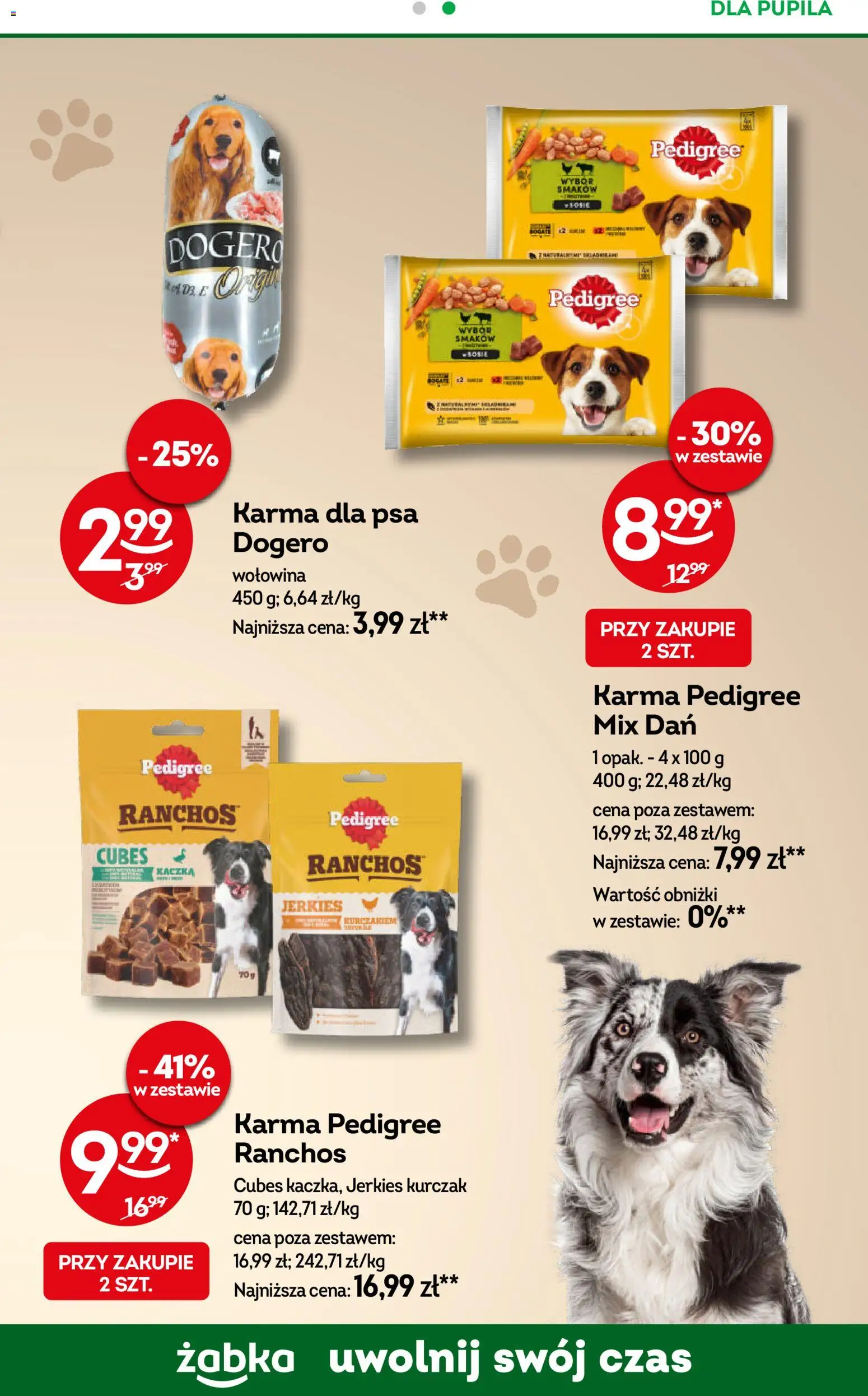 Żabka gazetka od 15.07.2026 | Strona: 91 | Produkty: Kaczka, Pedigree, Wołowina, Karma