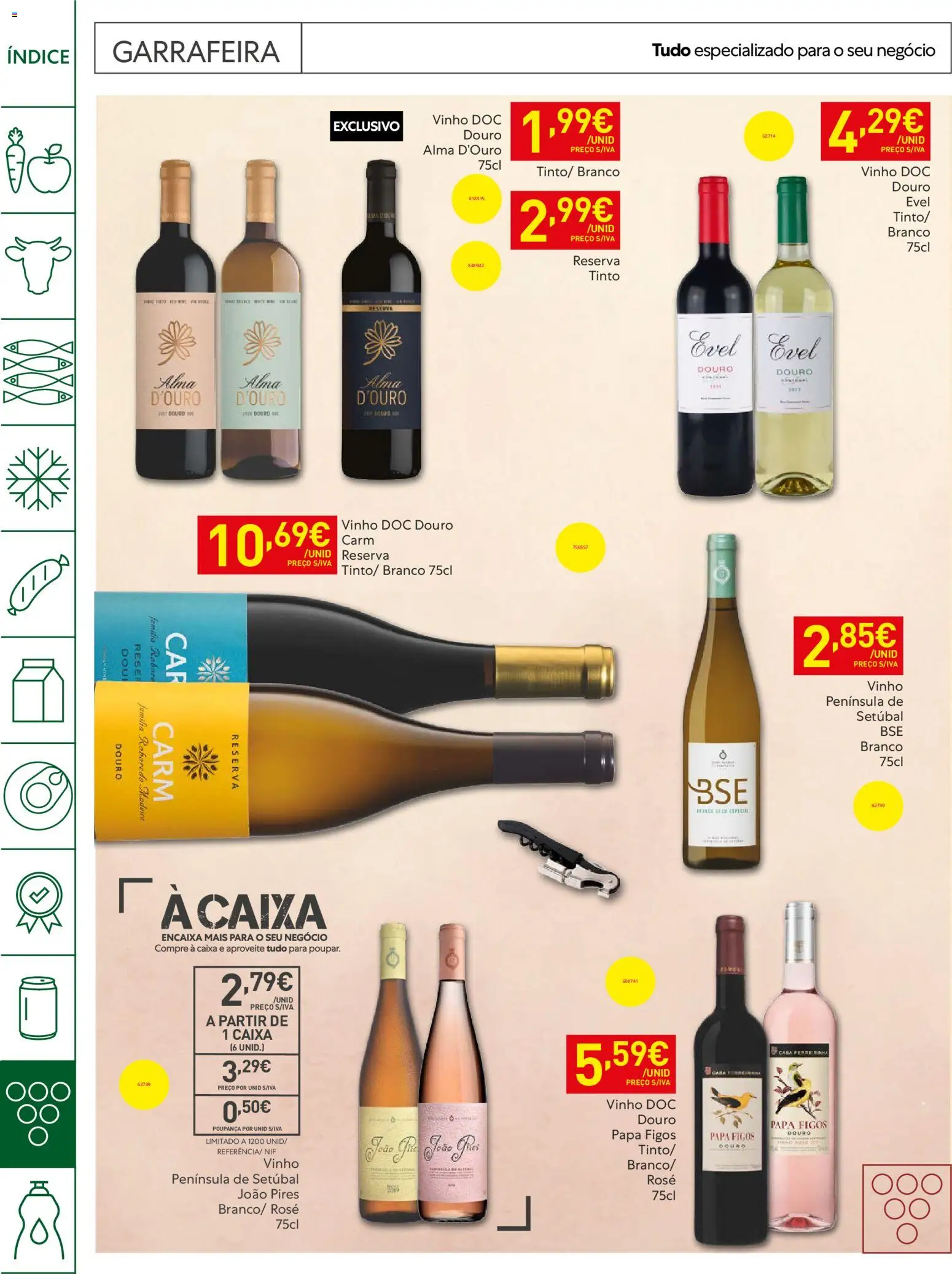 Recheio Horeca Madeira │ válido de 19.05.2026 | Página: 32 | Produtos: Caixa, Vinho
