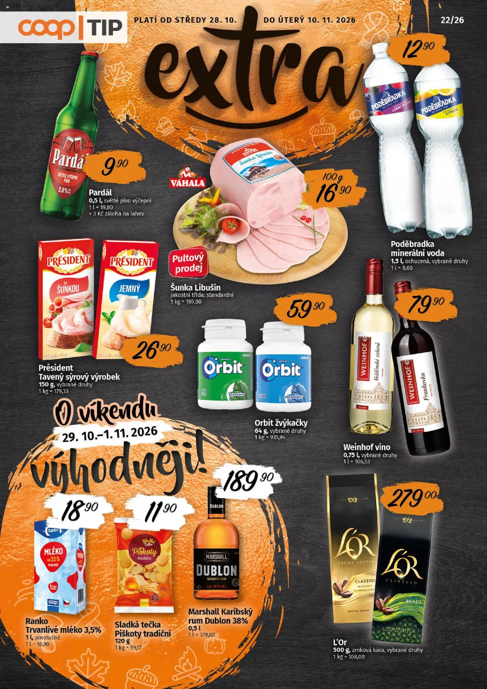 Coop leták - Tip Extra od 28.10.2026 | Strana: 1