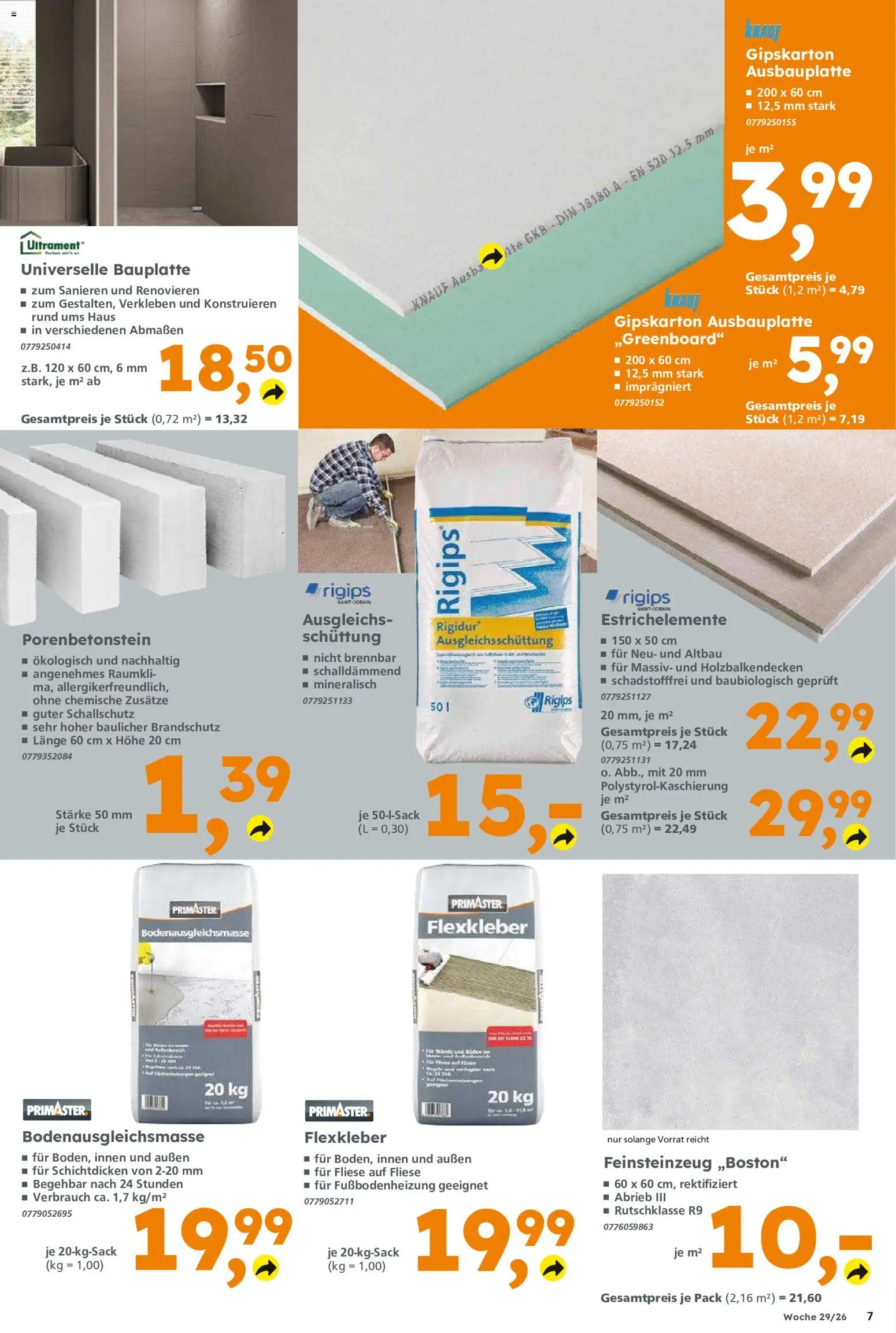 Globus Baumarkt Prospekt – gültig ab 13.07.2026 | Seite: 7