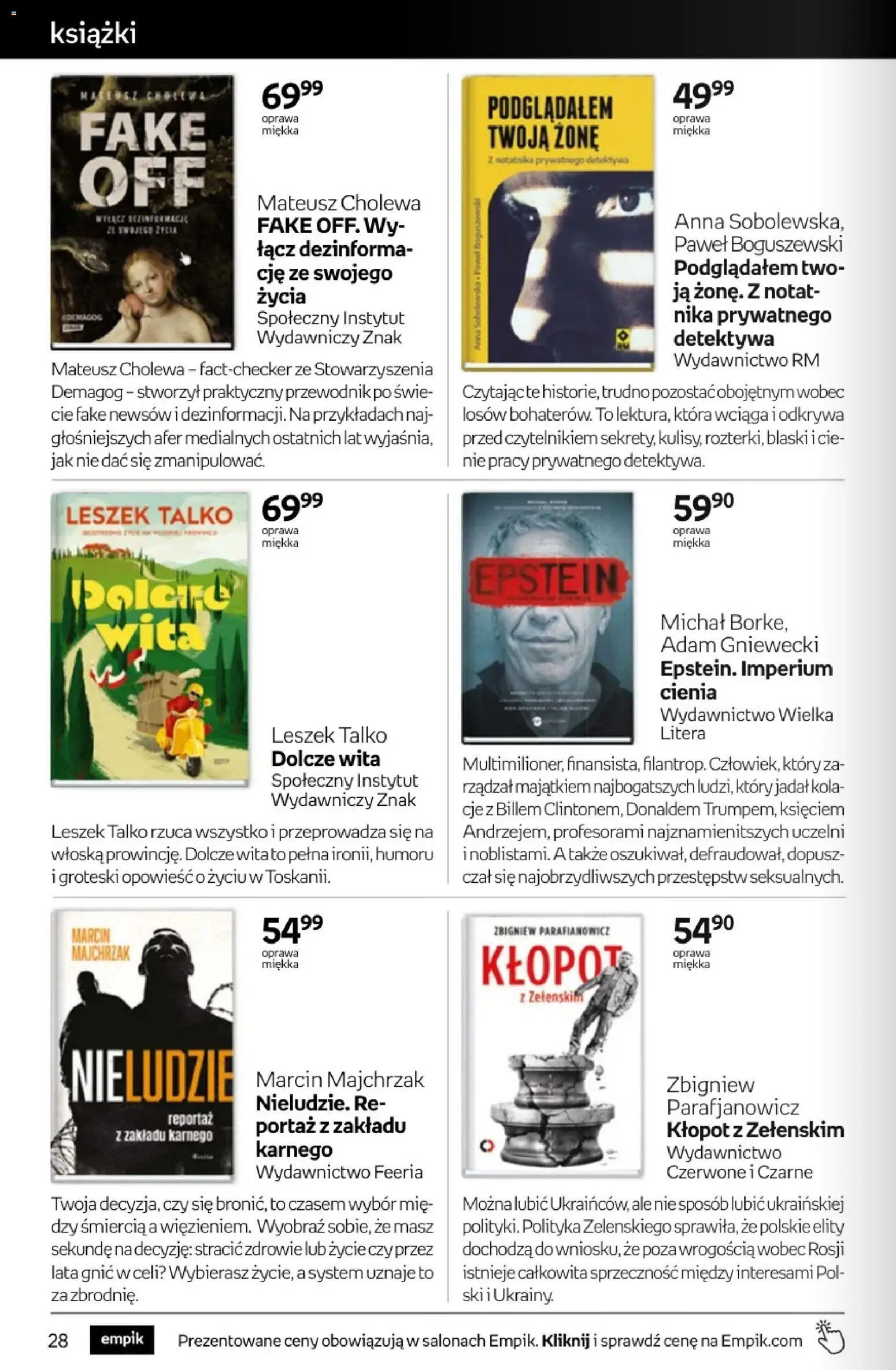 Empik promocje - Tom kultury Książki od 17.06.2026 | Strona: 28
