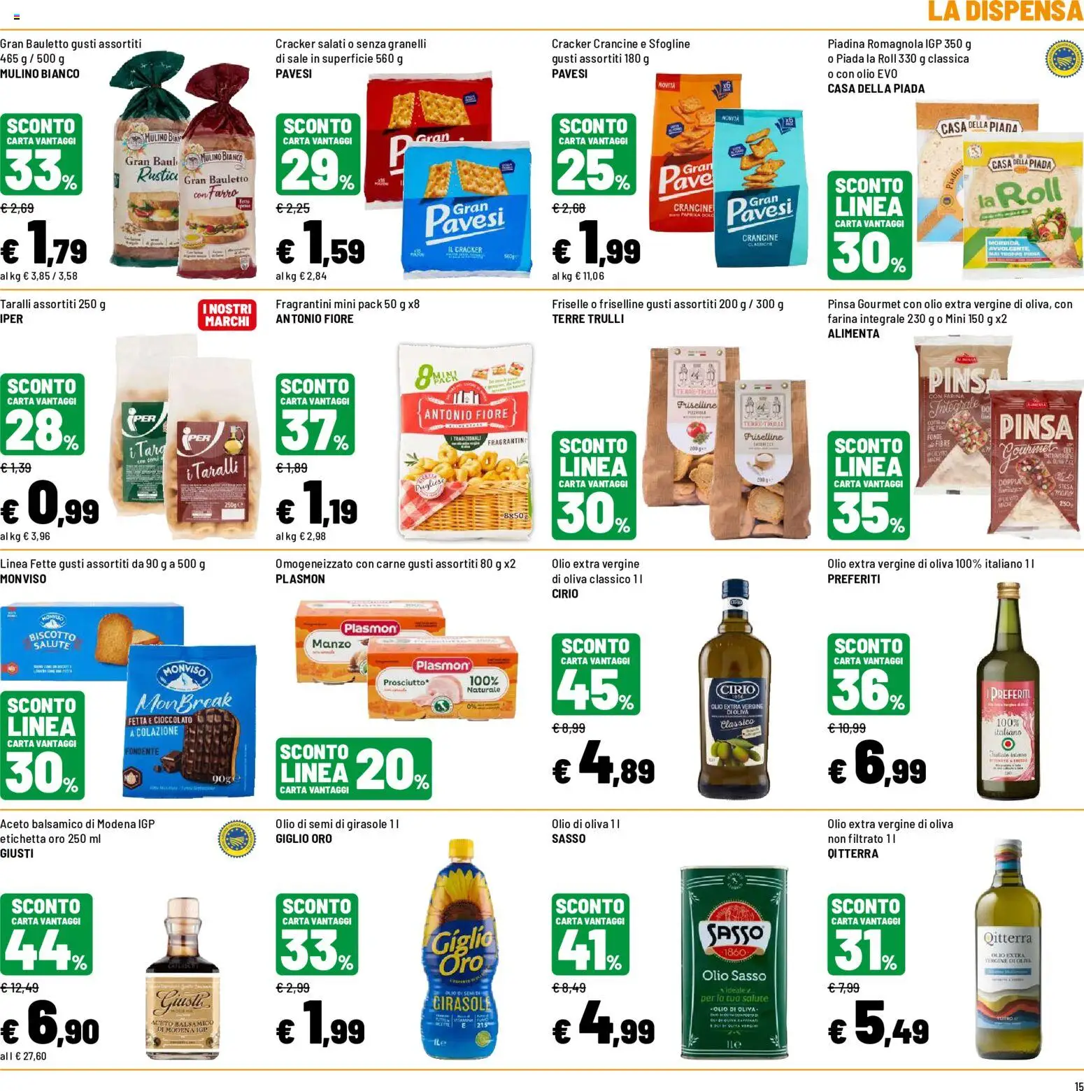 Volantino Iper del 09/07/2026 | Pagina: 15 | Prodotti: Manzo, Sale, Olio di semi di girasole, Olio di Oliva
