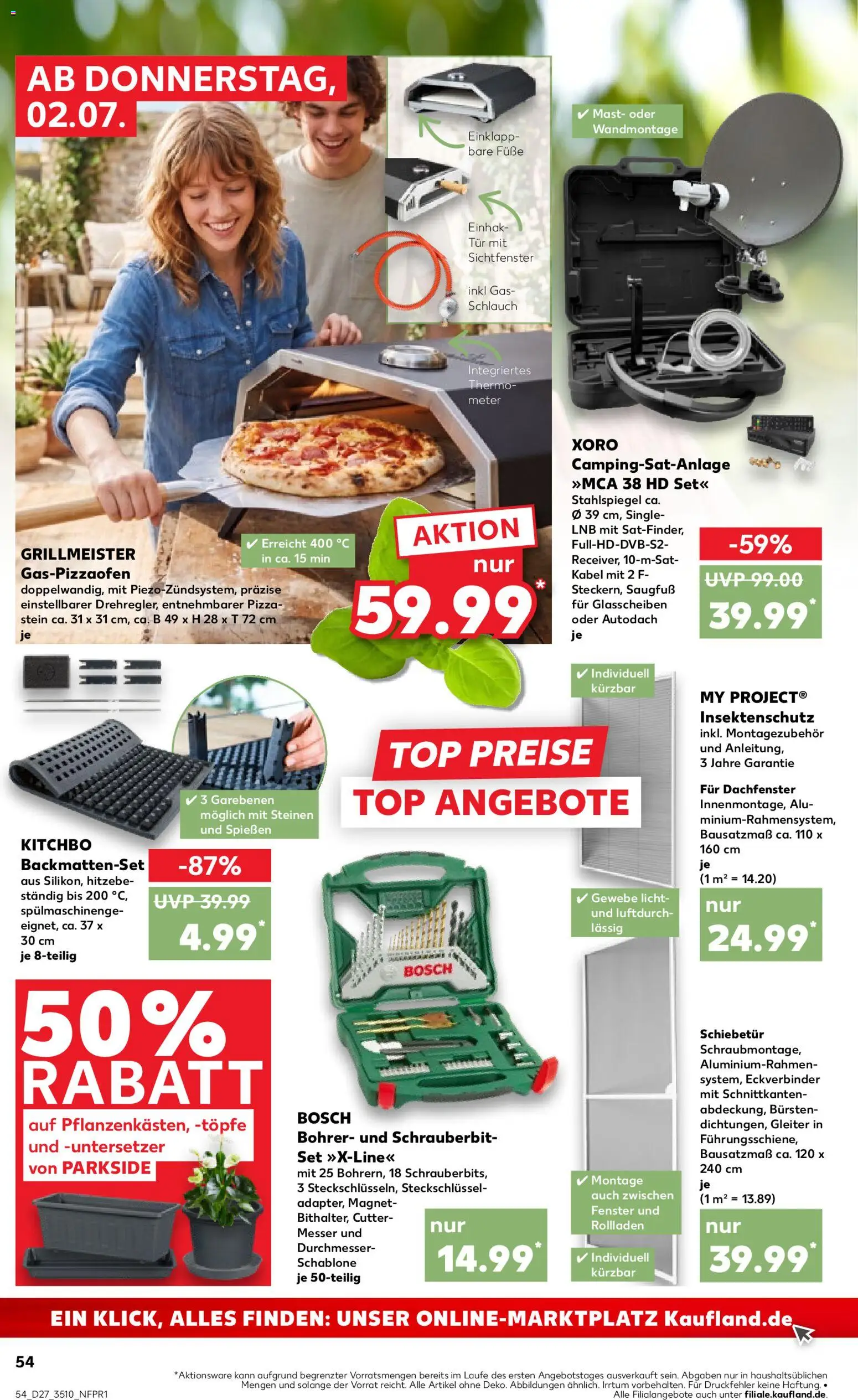 Kaufland Prospekt Zeitz – gültig ab 02.07.2026 | Seite: 54 | Produkte: Kabel, Top, Cutter, Pizza