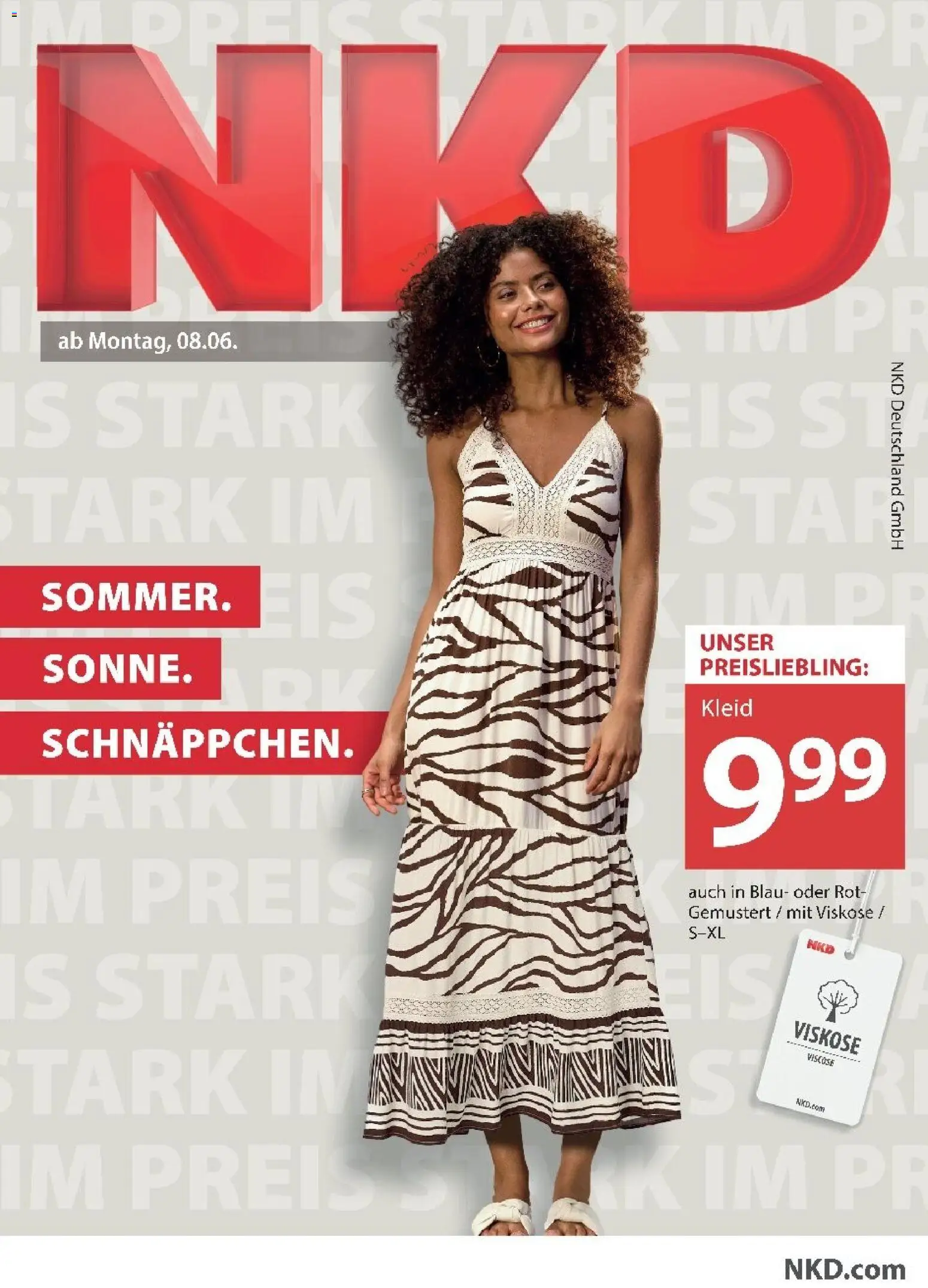 NKD Prospekt – gültig ab 08.06.2026 | Seite: 1 | Produkte: Kleid, Eis