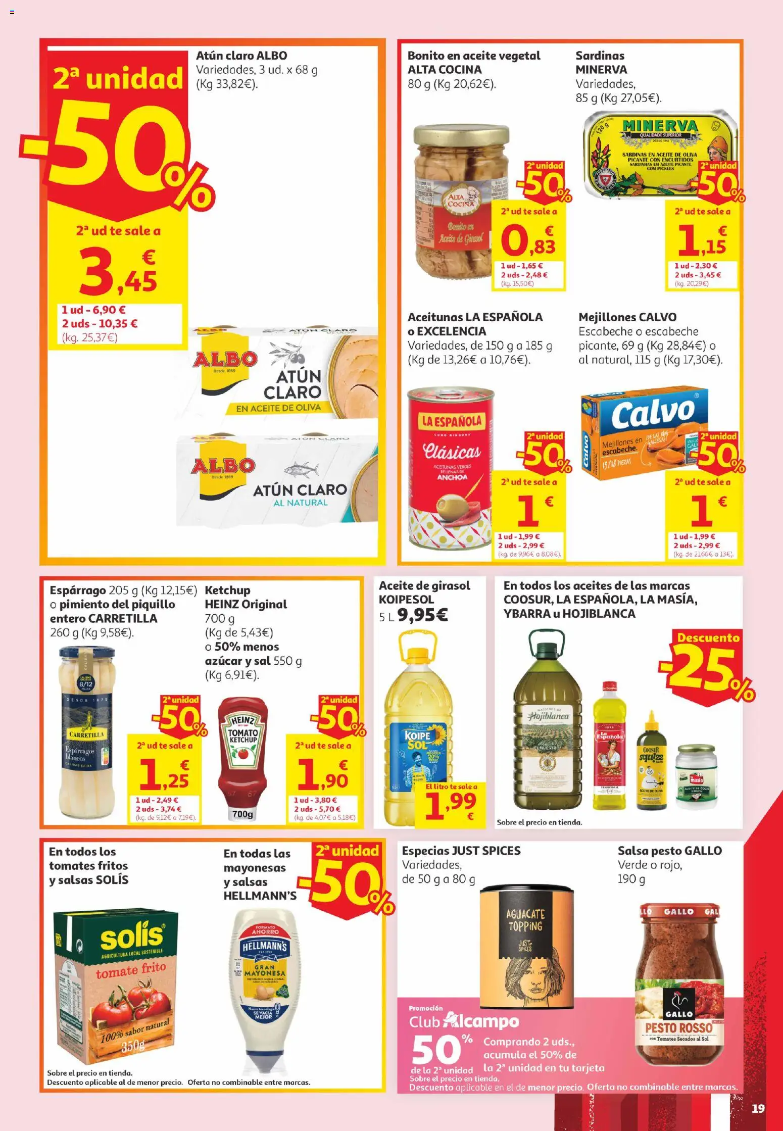 Alcampo Canarias │ válido desde el 02.06.2026 | Página: 19 | Productos: Κάδος απορρυμάτων, Té, Cocina, Anchoa