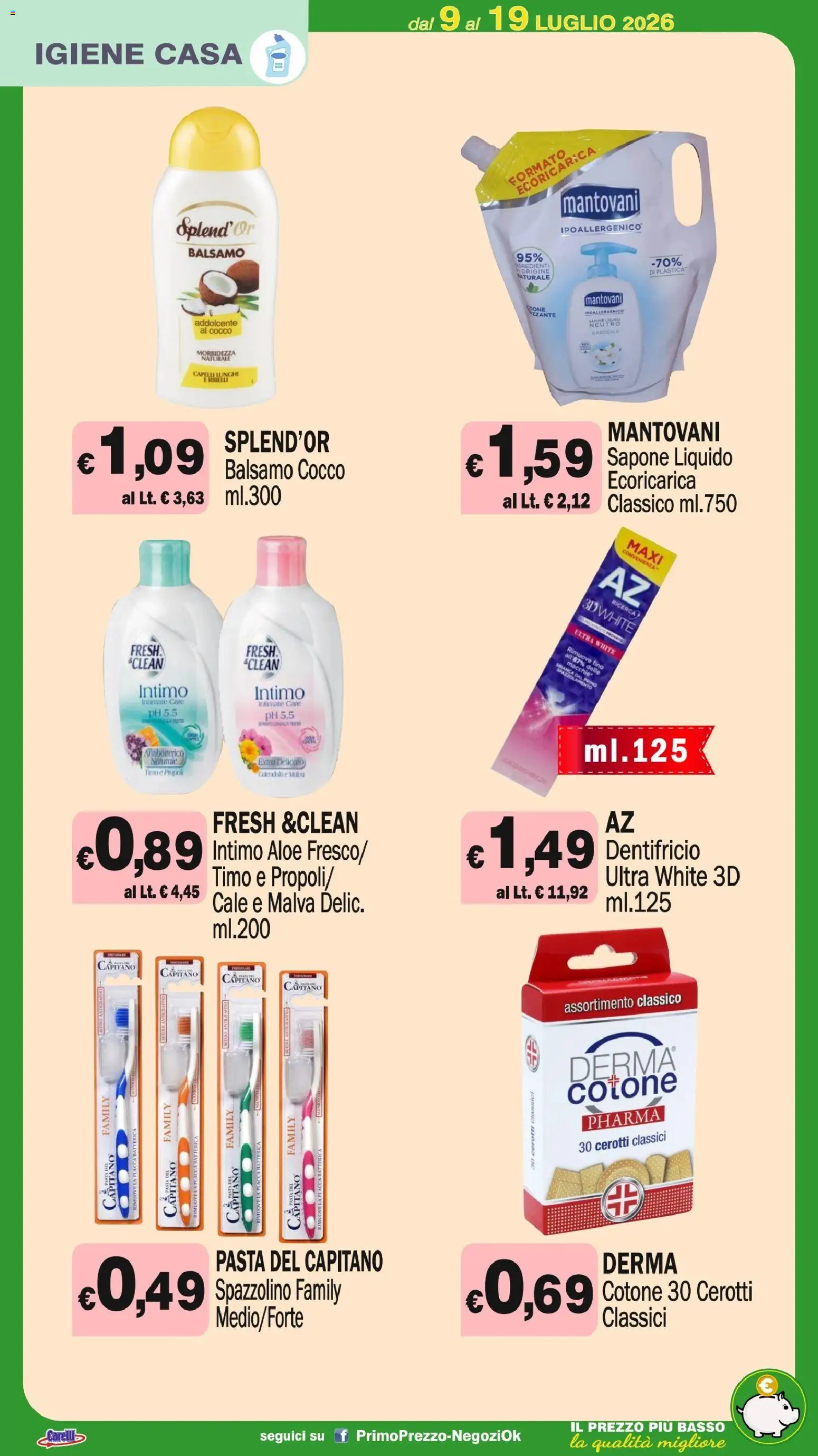 Volantino Primo Prezzo del 09/07/2026 | Pagina: 28