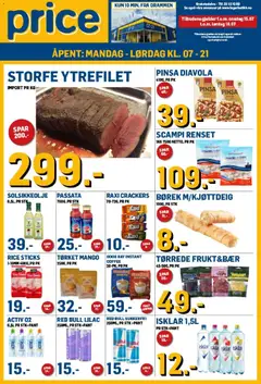 Forhåndsvisning av Price Lagerbutikk kundeavis gyldig fra 15/07/2026