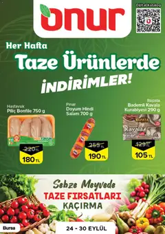 24 Eylül 2026 tarihinden itibaren geçerli olan Onur Market kataloğu önizlemesi